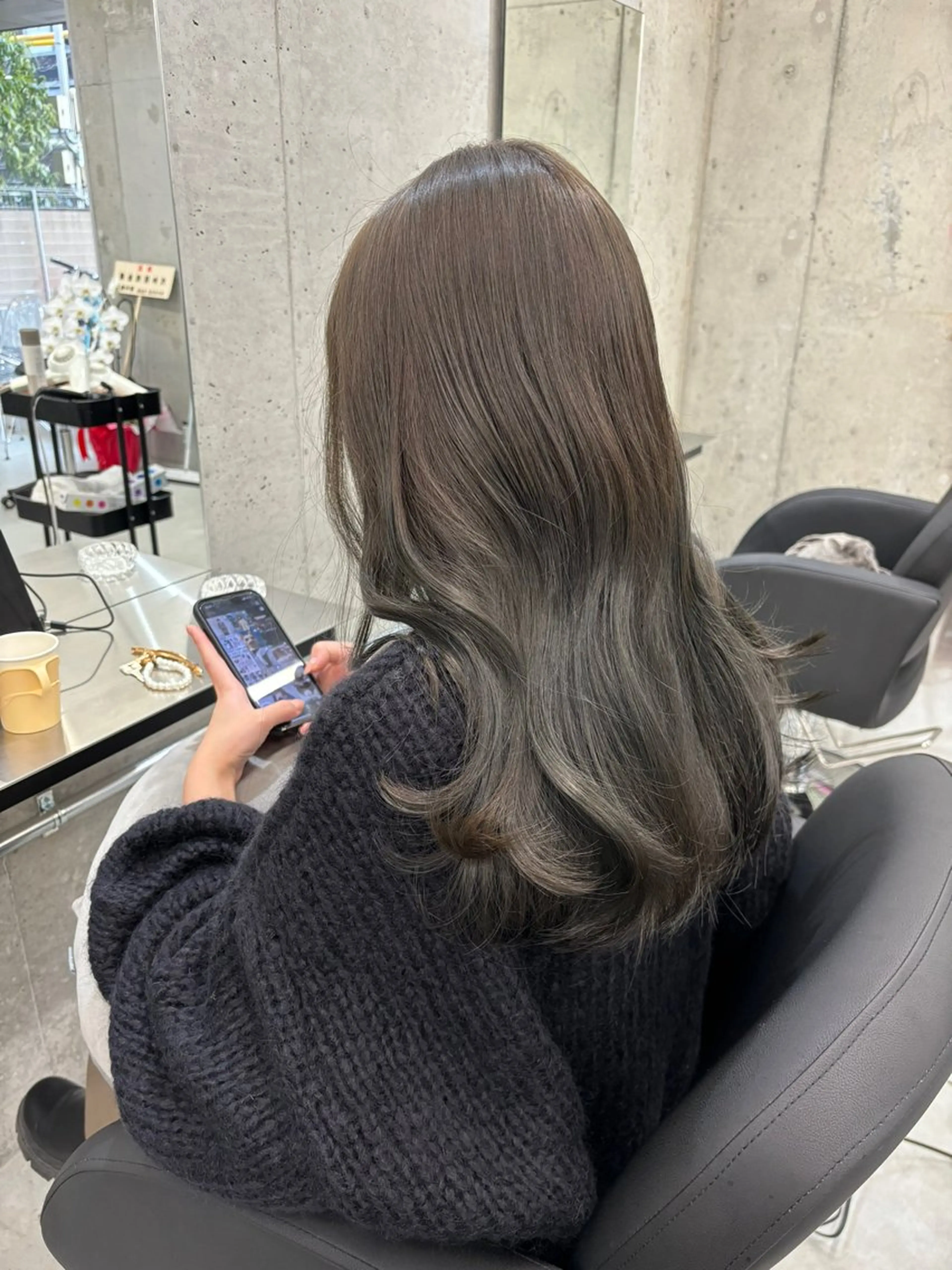 ロング 韓国レイヤー🇰🇷 ReLien西大寺店のヘアスタイル