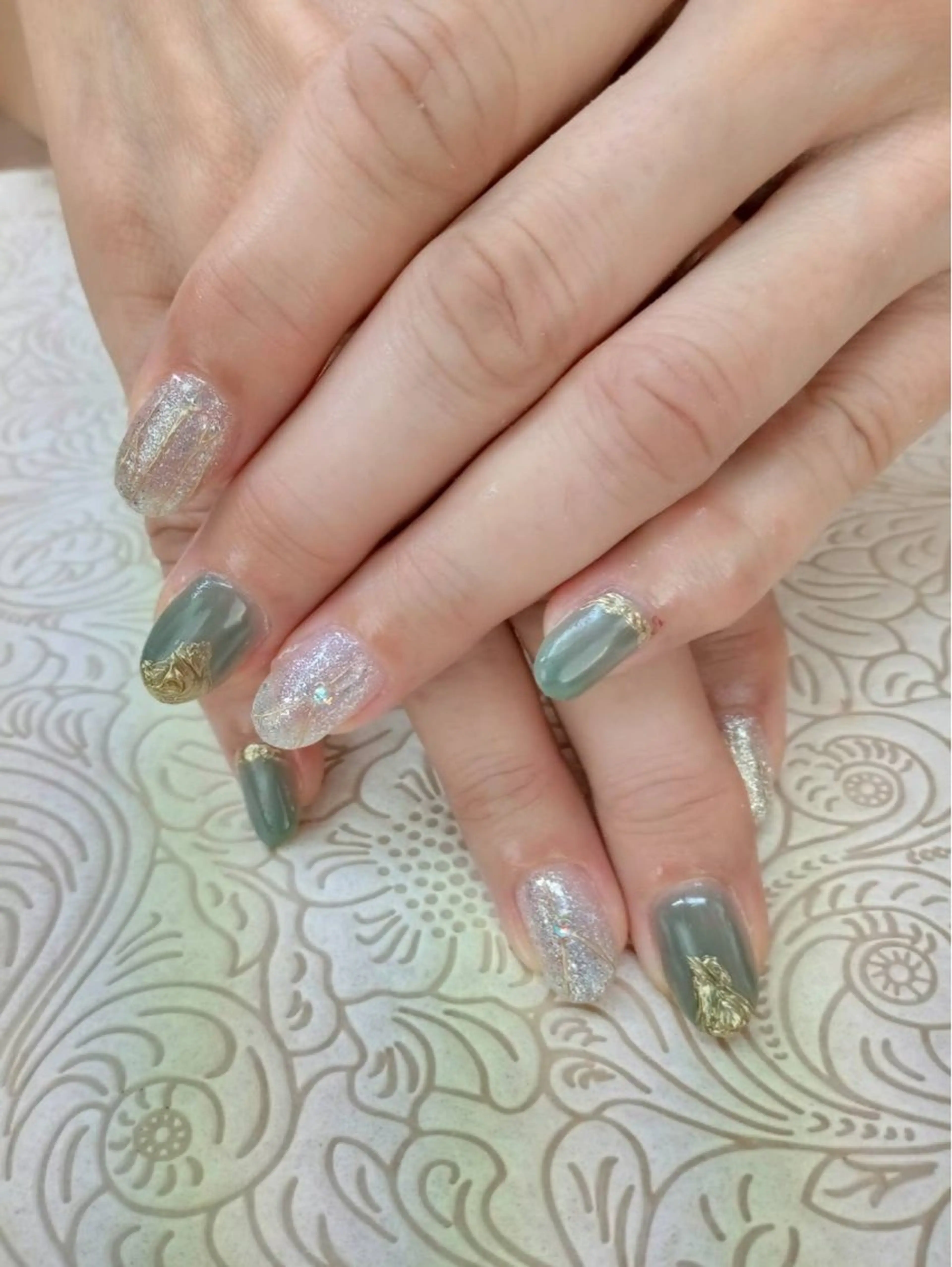 ネイル フラワーネイル precious nail room所属・precious nail  roomのネイルデザイン