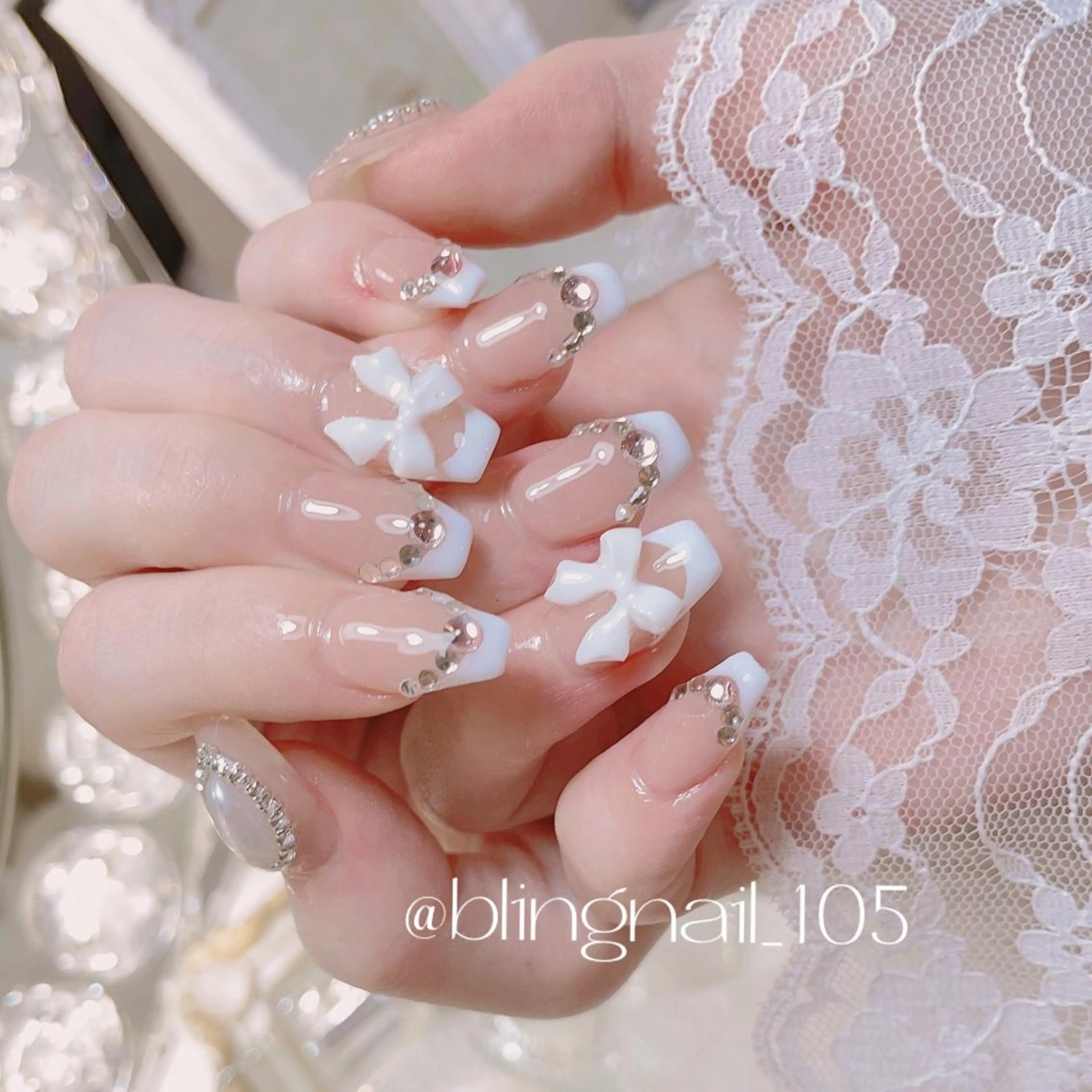 ネイル 23時まで❤︎韓国、 ワンホンネイルのネイルデザイン