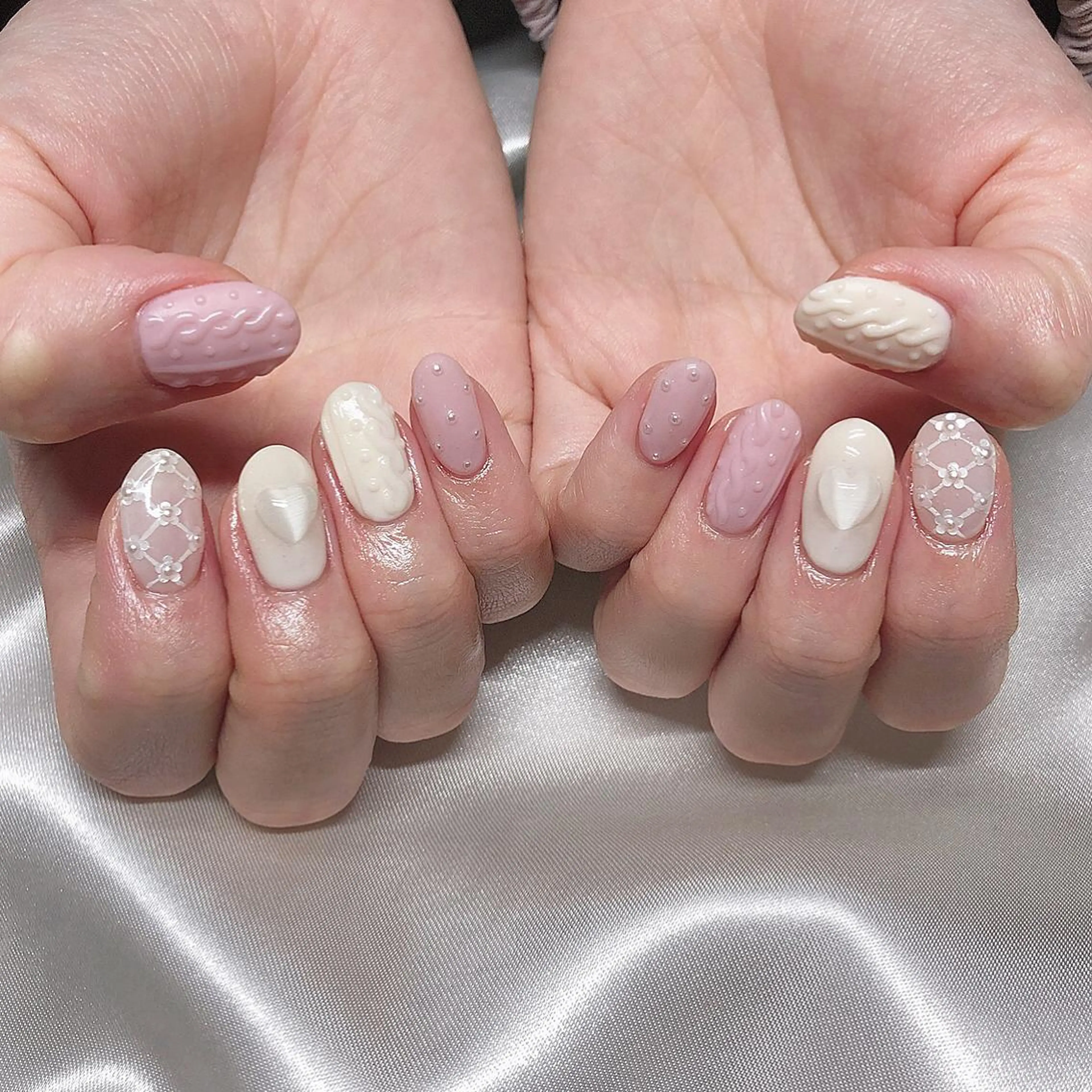 ネイル 持ち込み ハンドネイル フットネイル mi chiのネイルデザイン