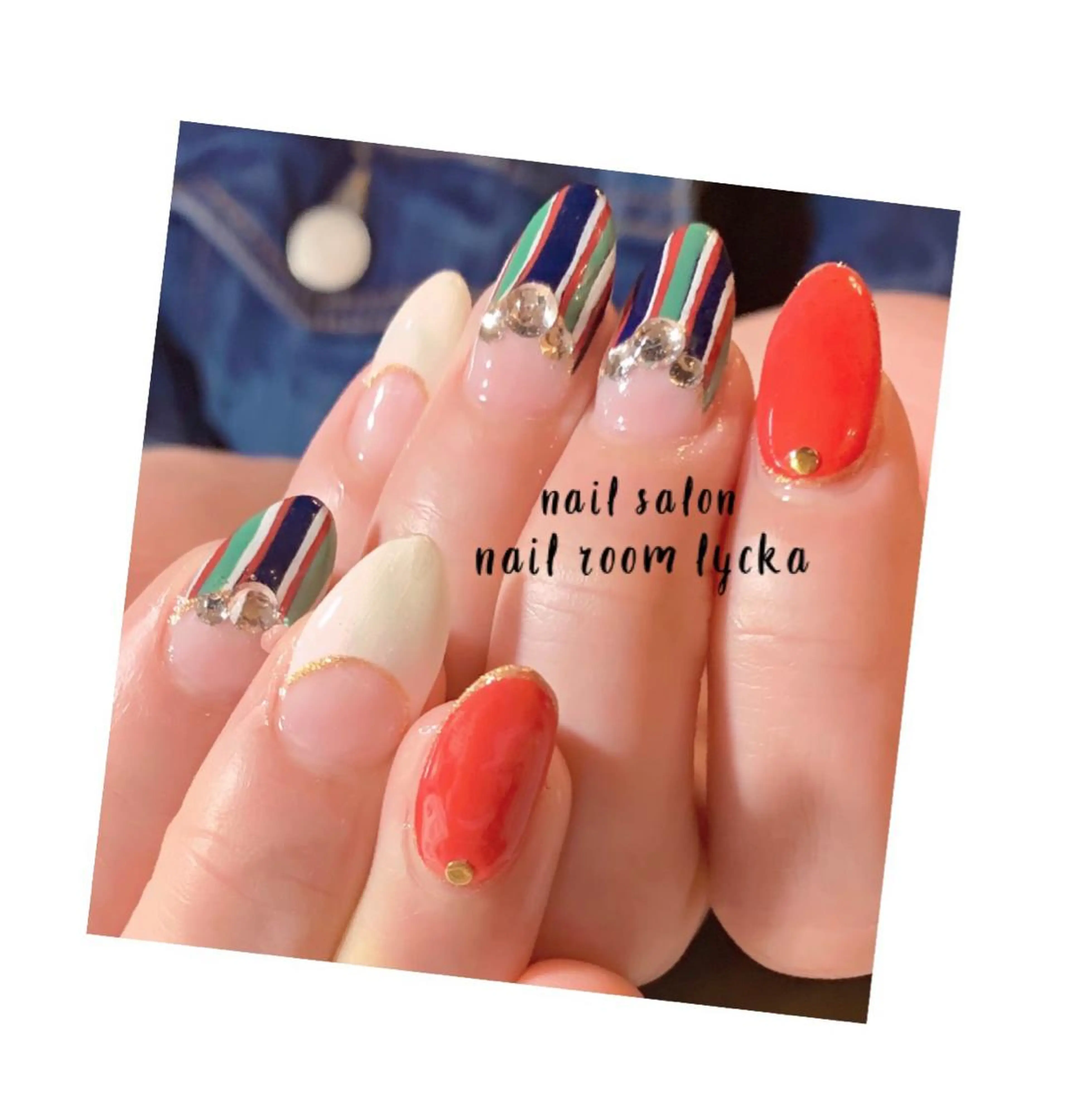 ネイル ﾈｲﾙﾙｰﾑﾘｯｶ 𝐦𝐚𝐲𝐮のネイルデザイン