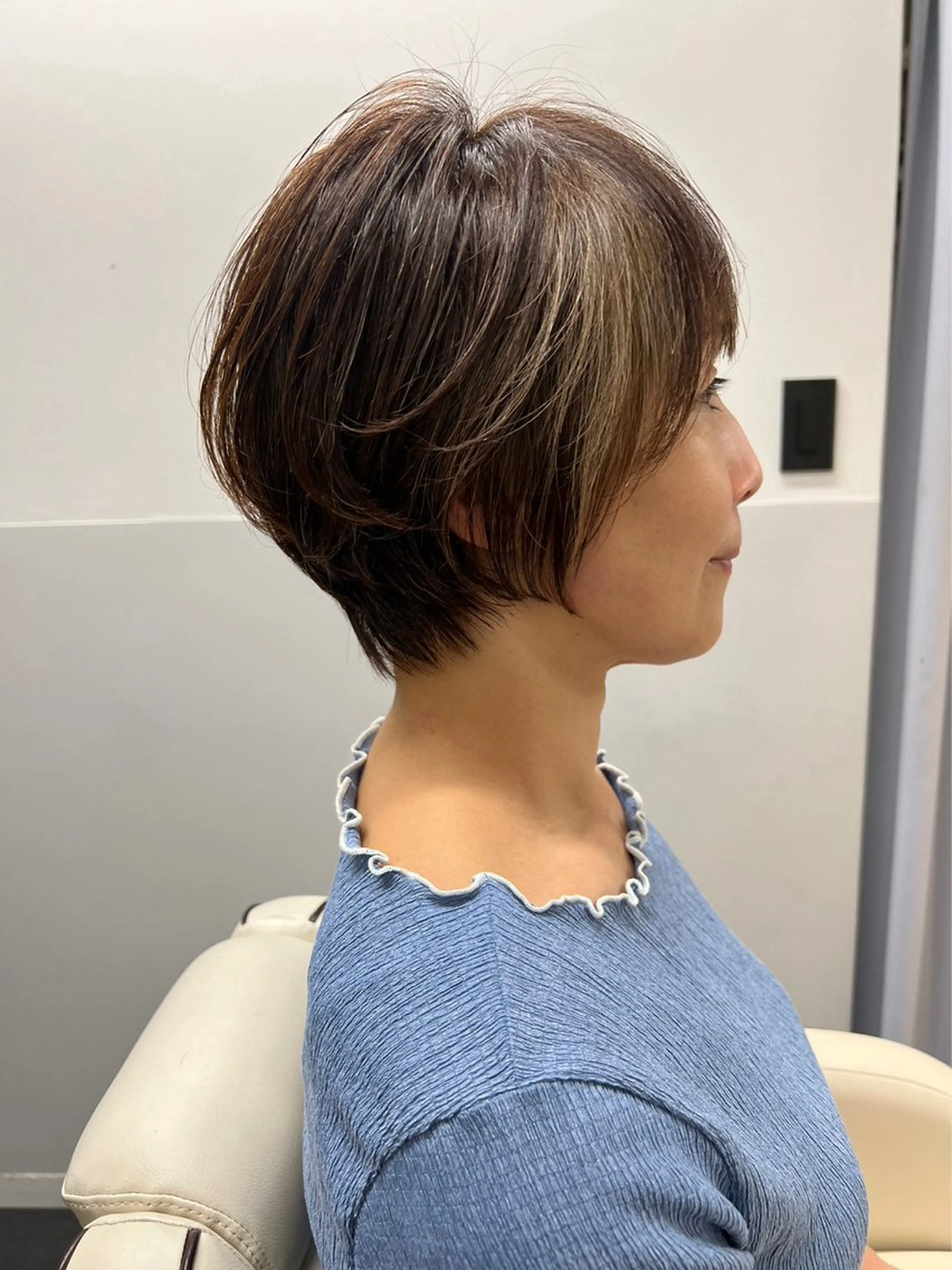 ショート ショートボブ ボブ ショートヘア 🌟ショート/シ ョートボブ/岡田🌟のヘアスタイル