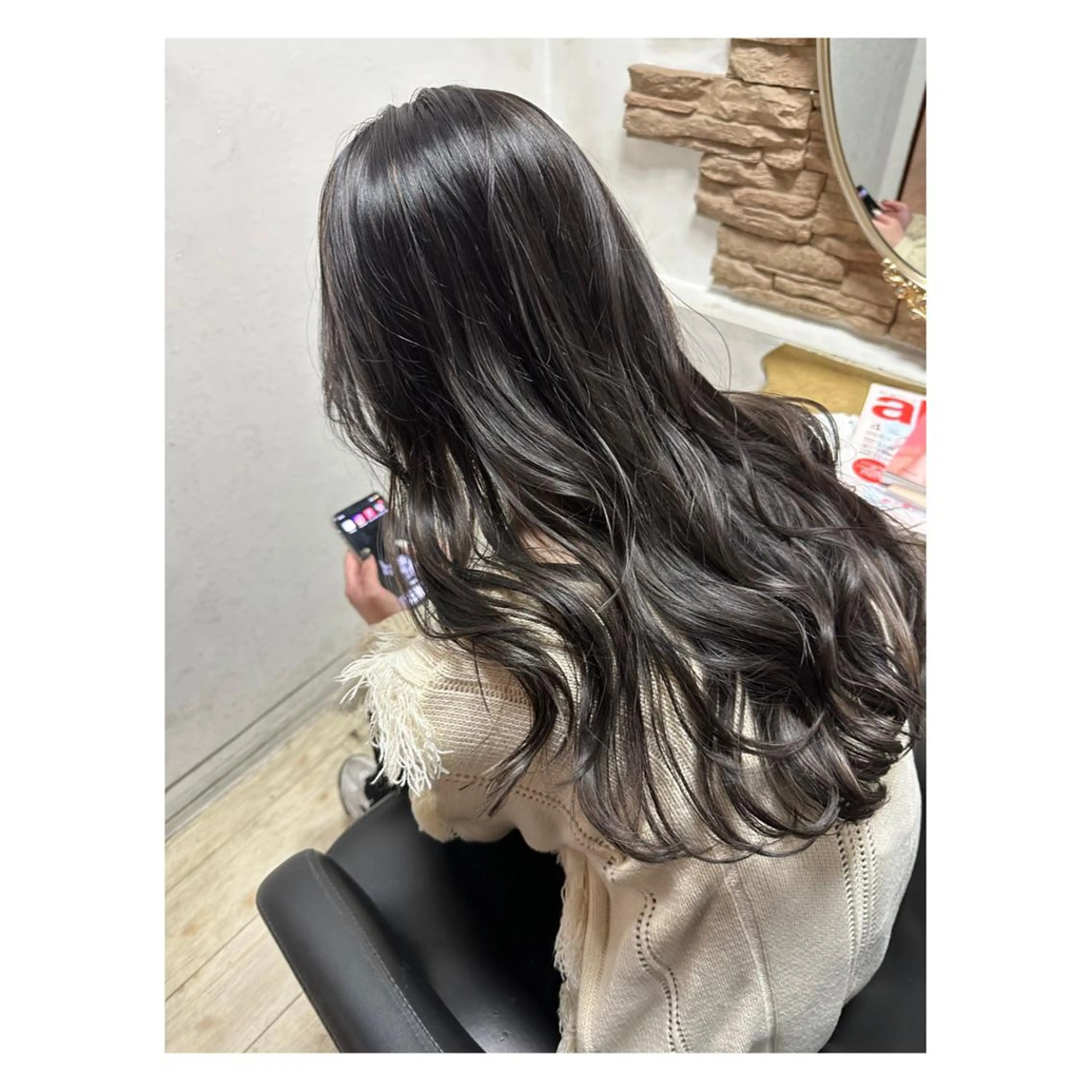 セミロング カラー カット ヘアカラー トリートメント メンズパーマ 次元のヘアスタイル