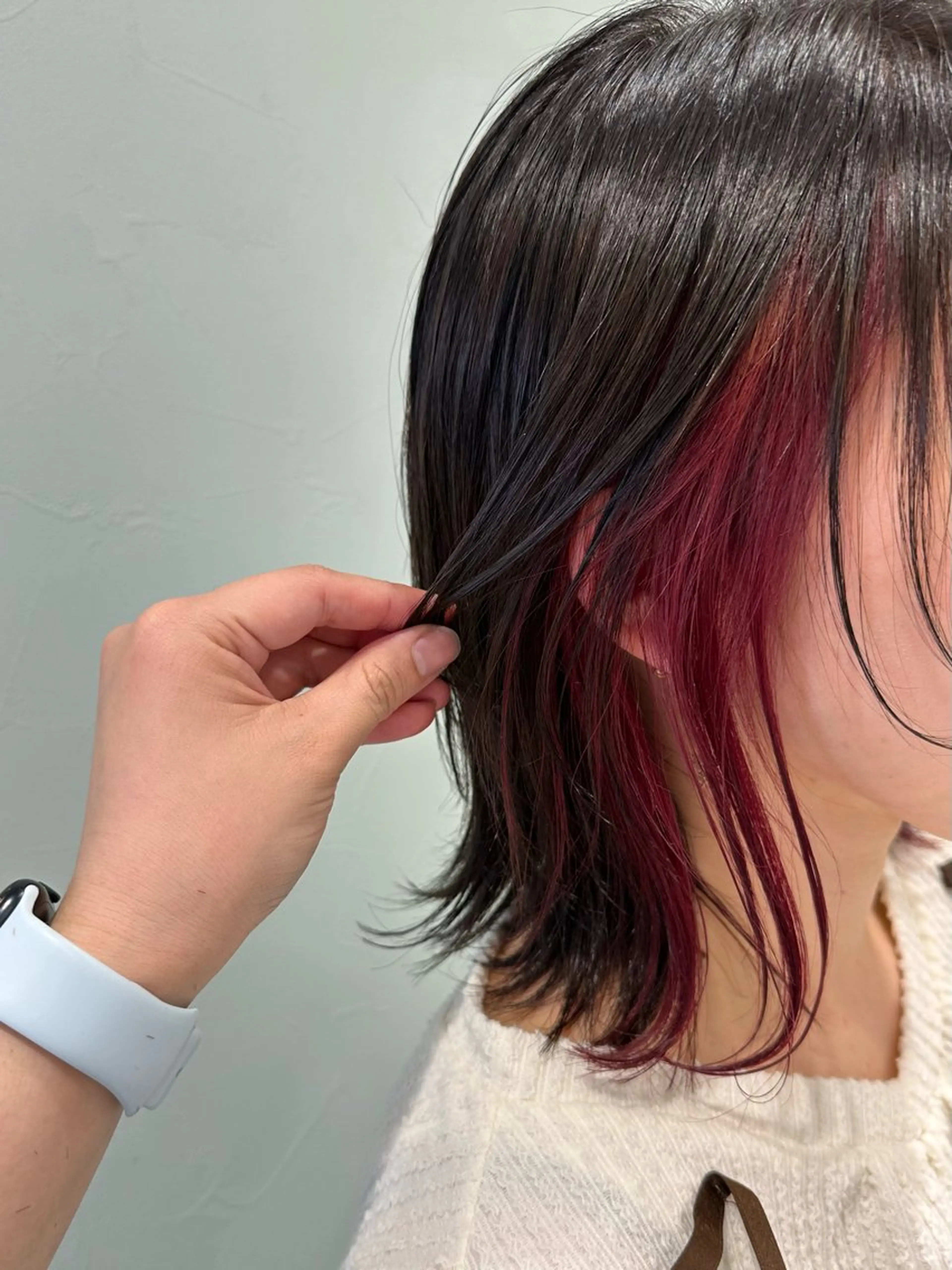 ミディアム カラー ブリーチ インナーカラー ヘアカラー トリートメント coeur所属・中川 茜里のヘアスタイル