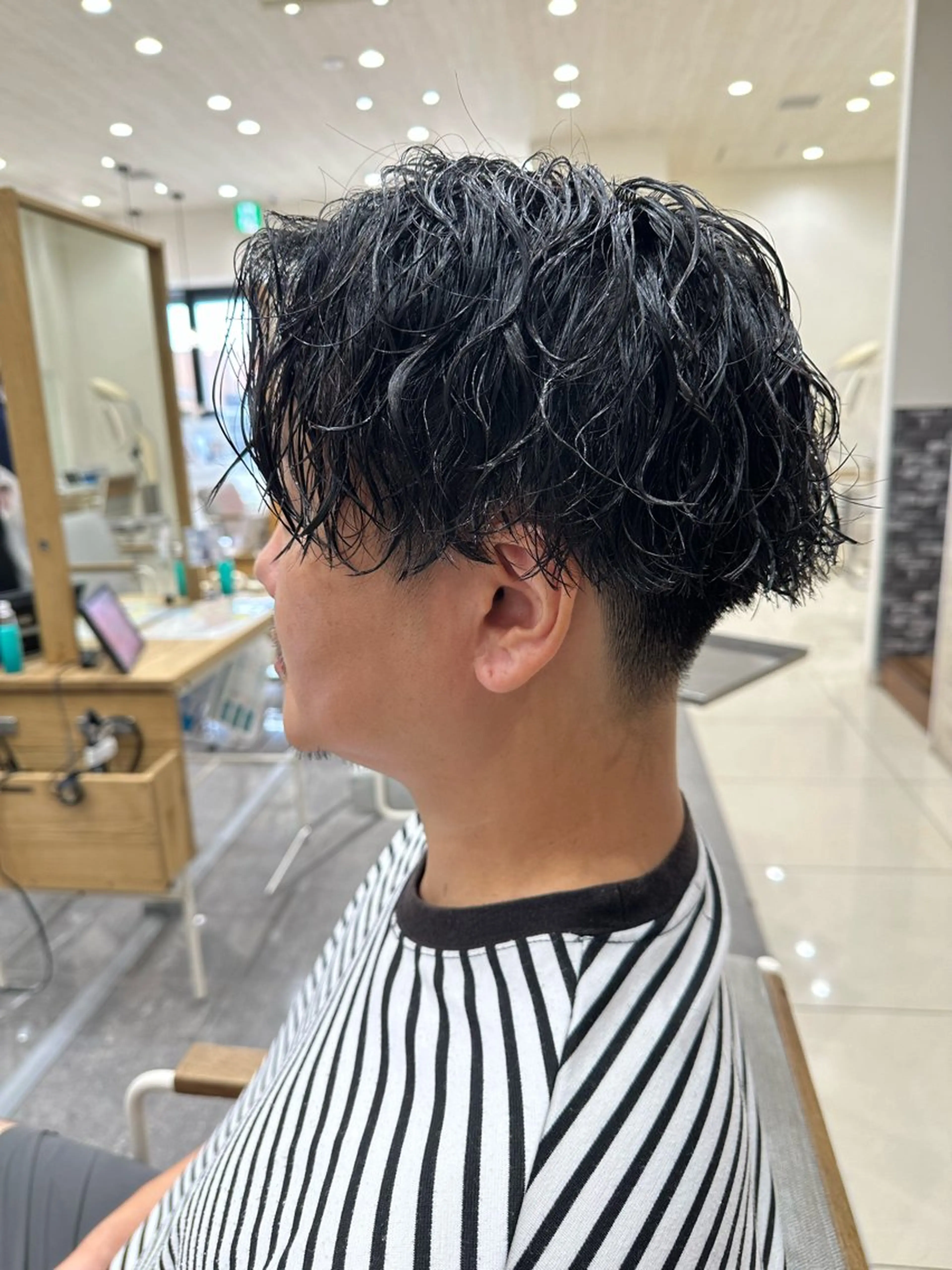 ショート メンズ カット パーマ PROGRESS‣‣ 福澤 可音🐯🐝のヘアスタイル