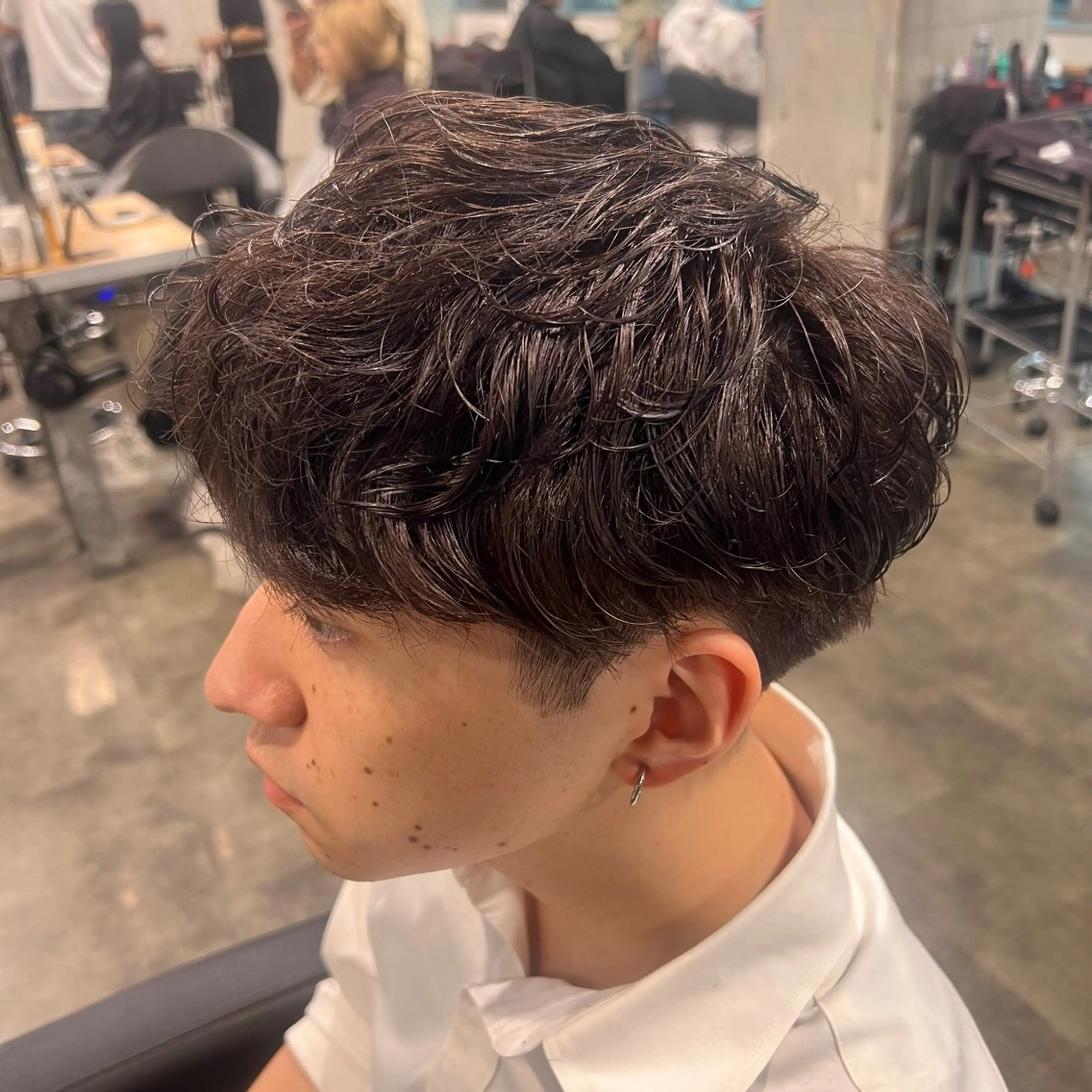 ショート カラー パーマ ヘアアレンジ メンズ キッズ 🔷横浜1のパーマ 職人🔷将太郎のヘアスタイル