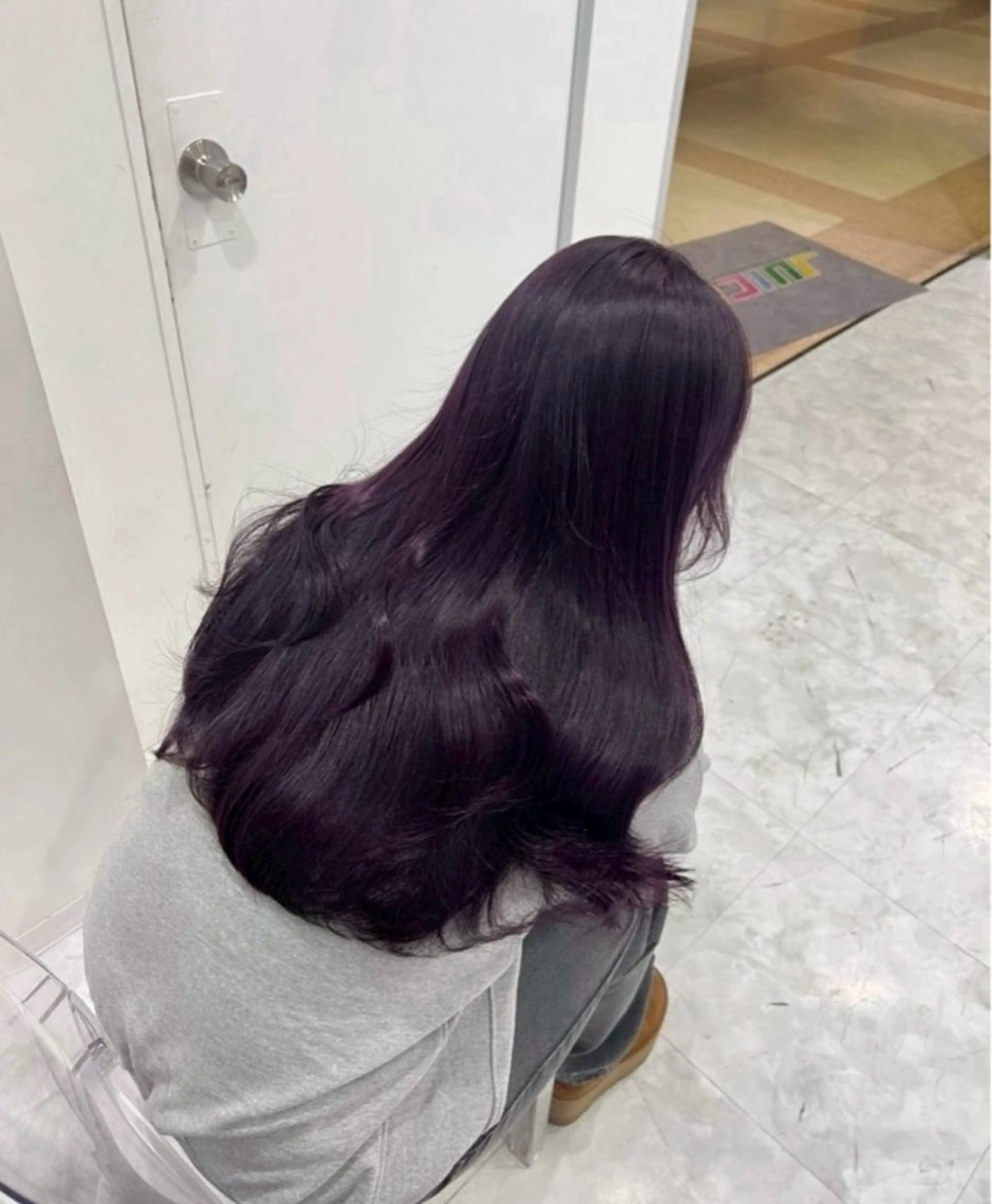 ロング ヘアカラー miku/ラベンダー 透明感カラー🪻❤︎のヘアスタイル