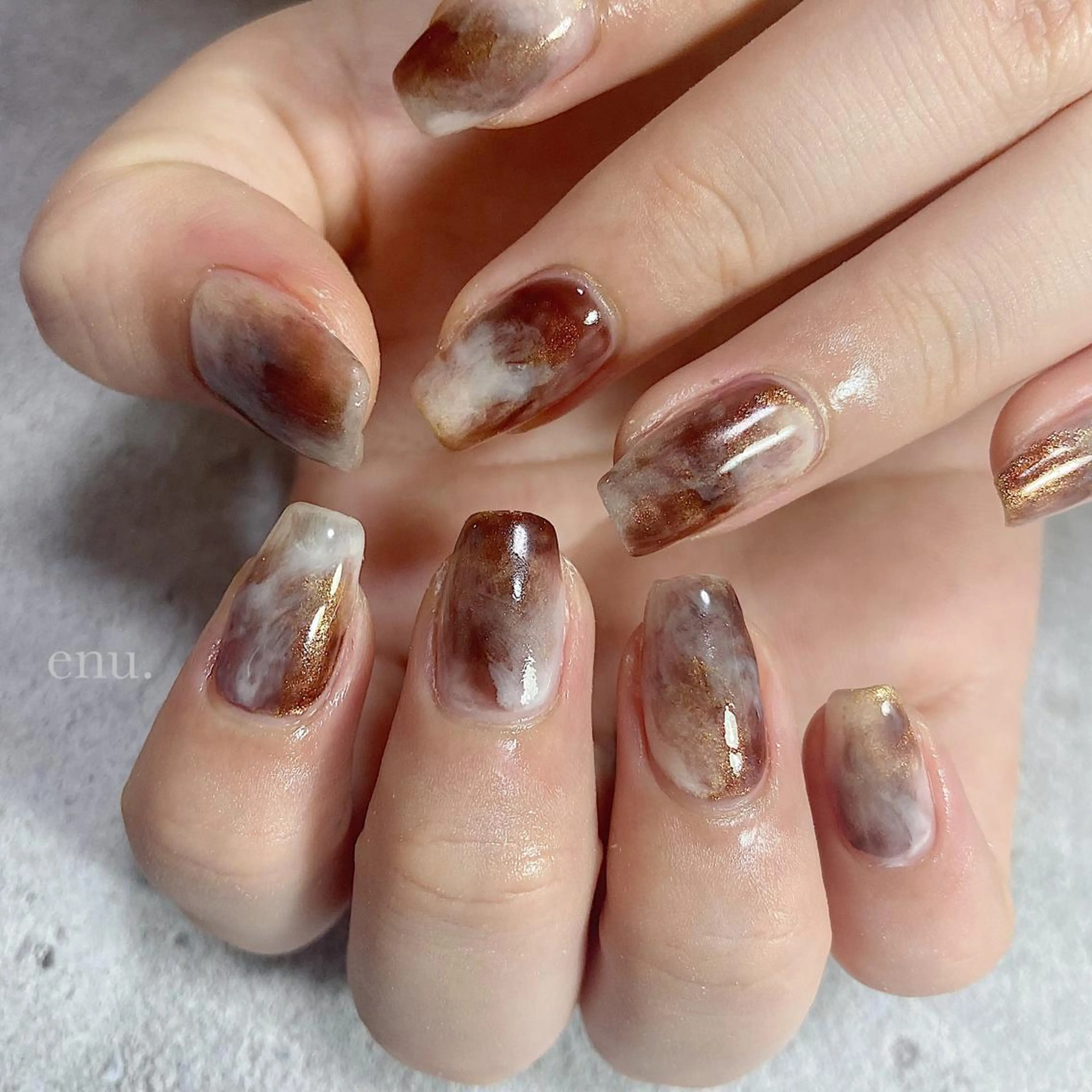 ネイル ハンドネイル enu. nanakoのネイルデザイン