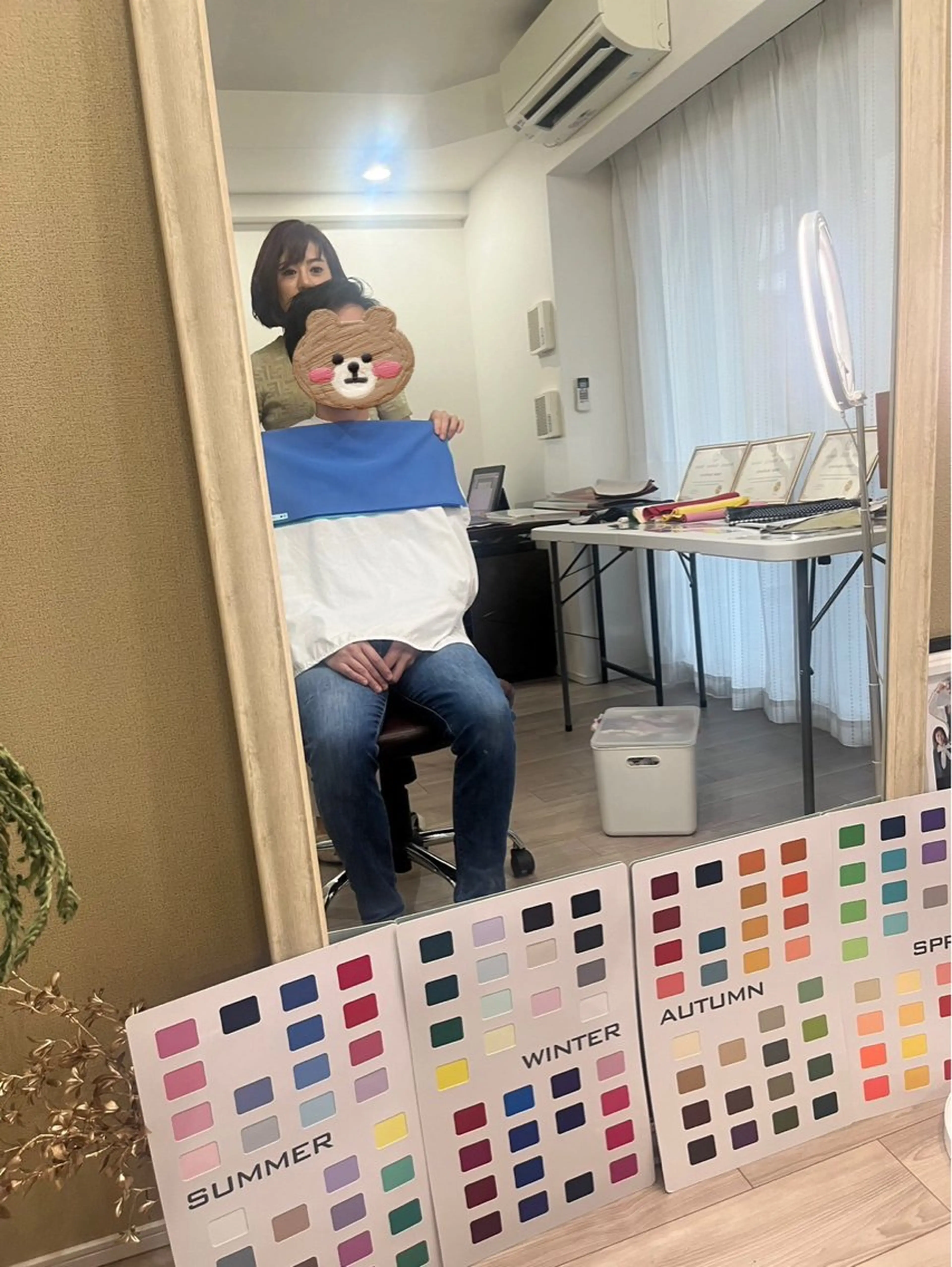 ショート カラー メンズ パーソナルカラー診断 骨格診断 顔タイプ診断 La・Verite所属・北新地堂島人気店 ラ・ヴェリーテのエステ・リラクイメージ