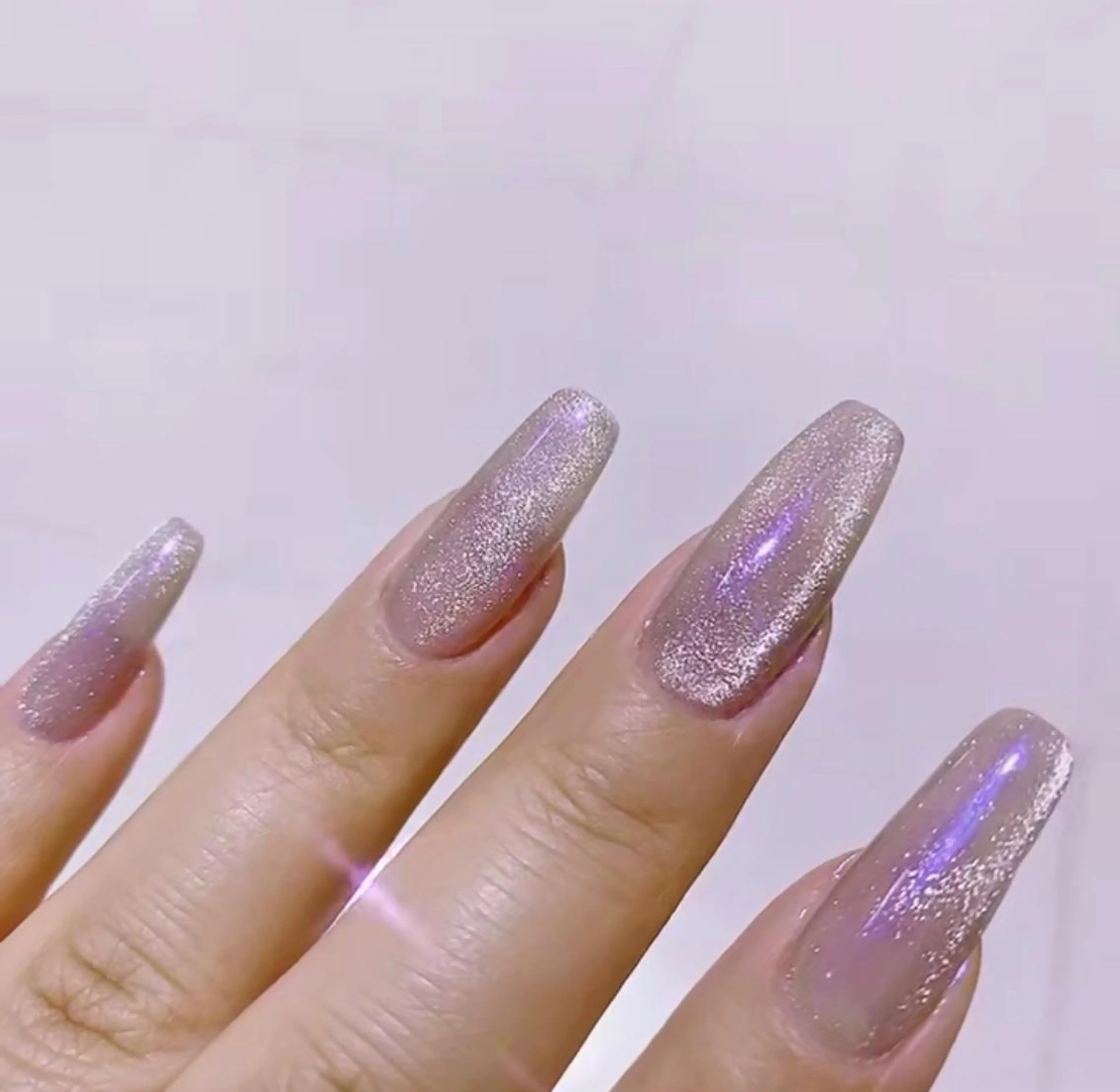 ロング カラー ネイル クリアネイル Q Free nailsのネイルデザイン