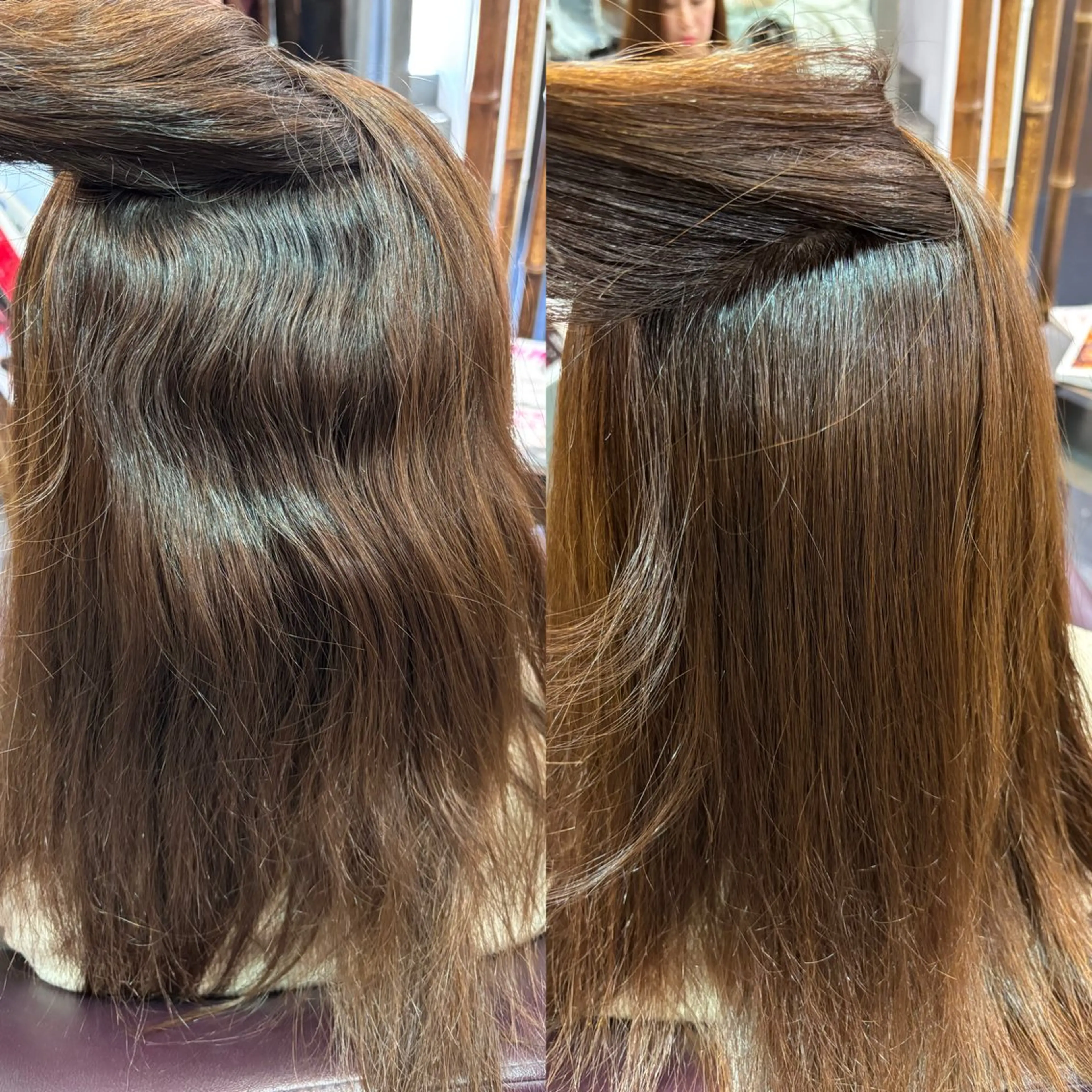 うる艶美髪縮毛矯正メニュー🎀18時半​〜​受付可能✨トリートメント別途相談OK！リタッチのみOKの写真