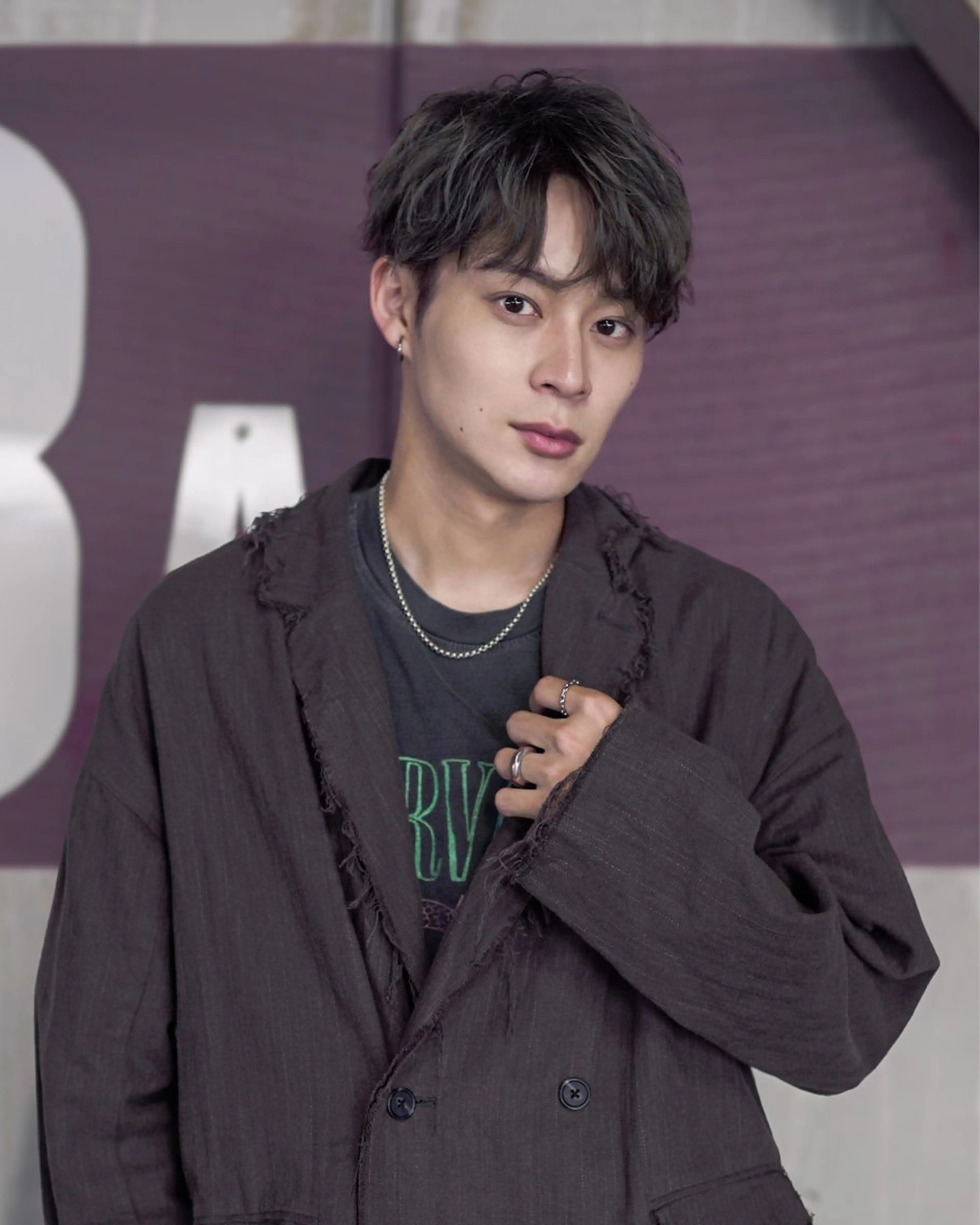 ミディアム ハイトーン/縮毛 矯正/いぶきのヘアスタイル