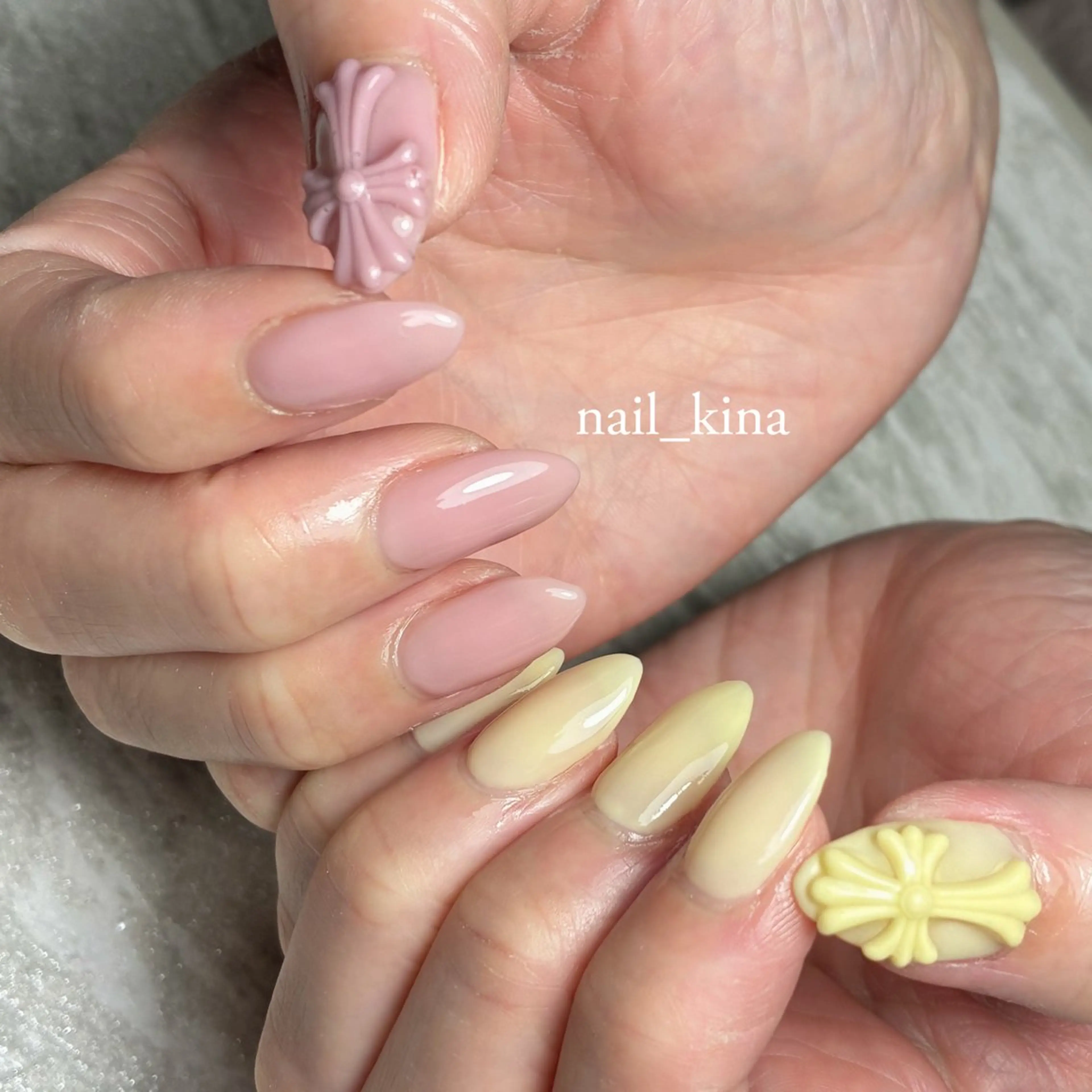 ネイル ジェルネイル マグネットネイル パラジェル nail_ kinaのネイルデザイン