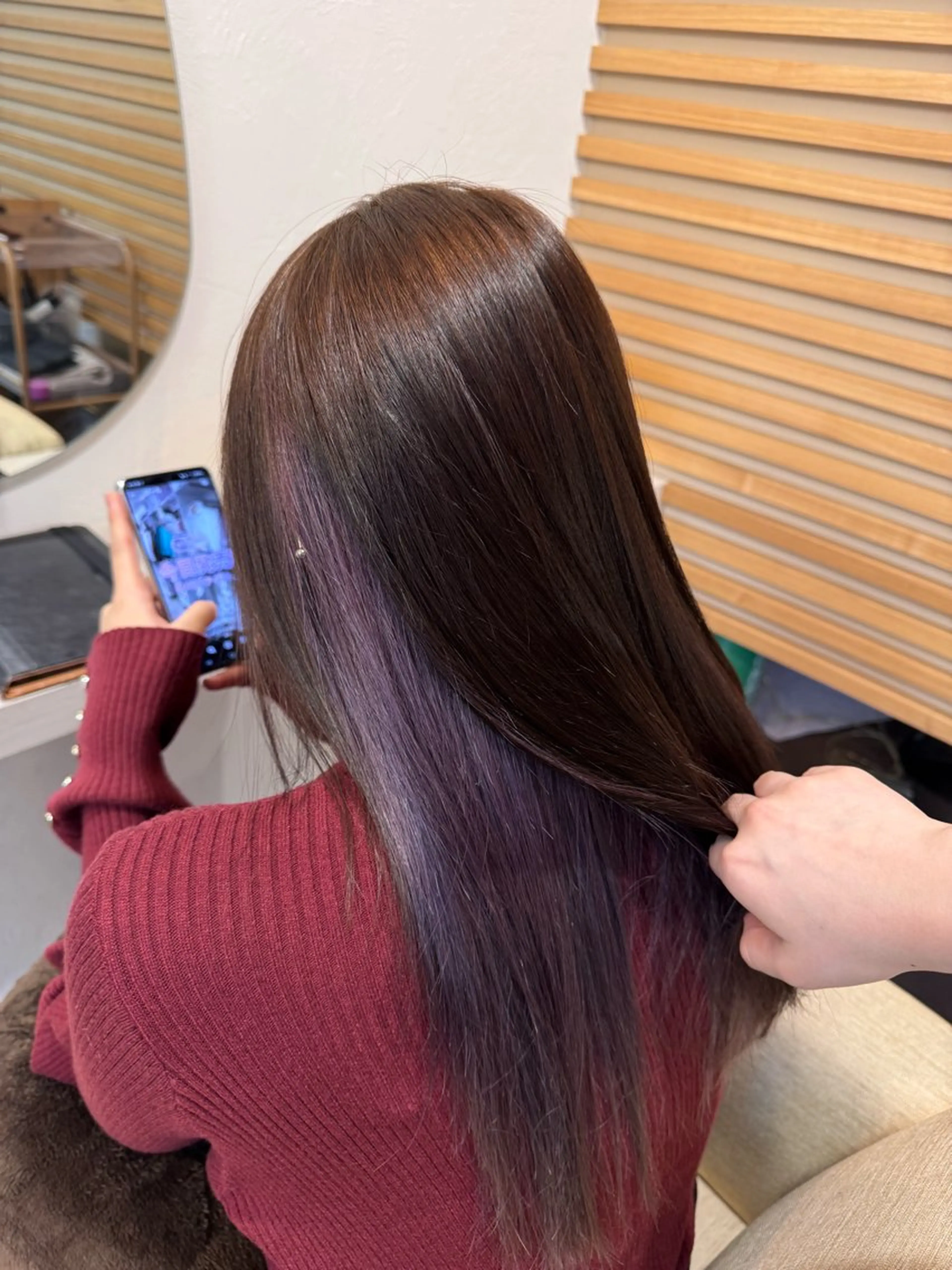 カラー 有木 七海のヘアスタイル