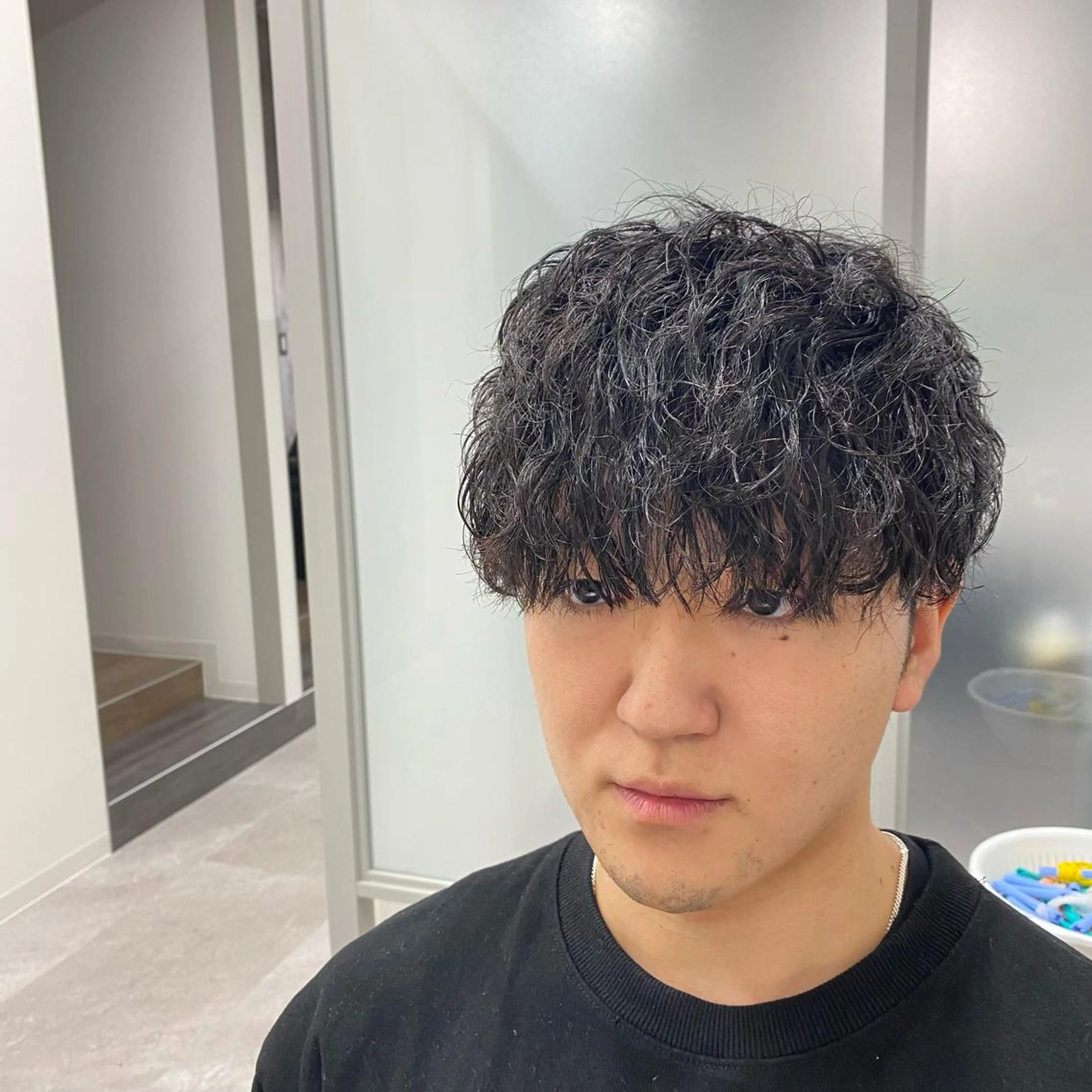 パーマ メンズ メンズパーマ シェアサロンReco-リコ- 今泉パークサイド店所属・メンズパーマ専門★★ ナカゾノのヘアスタイル