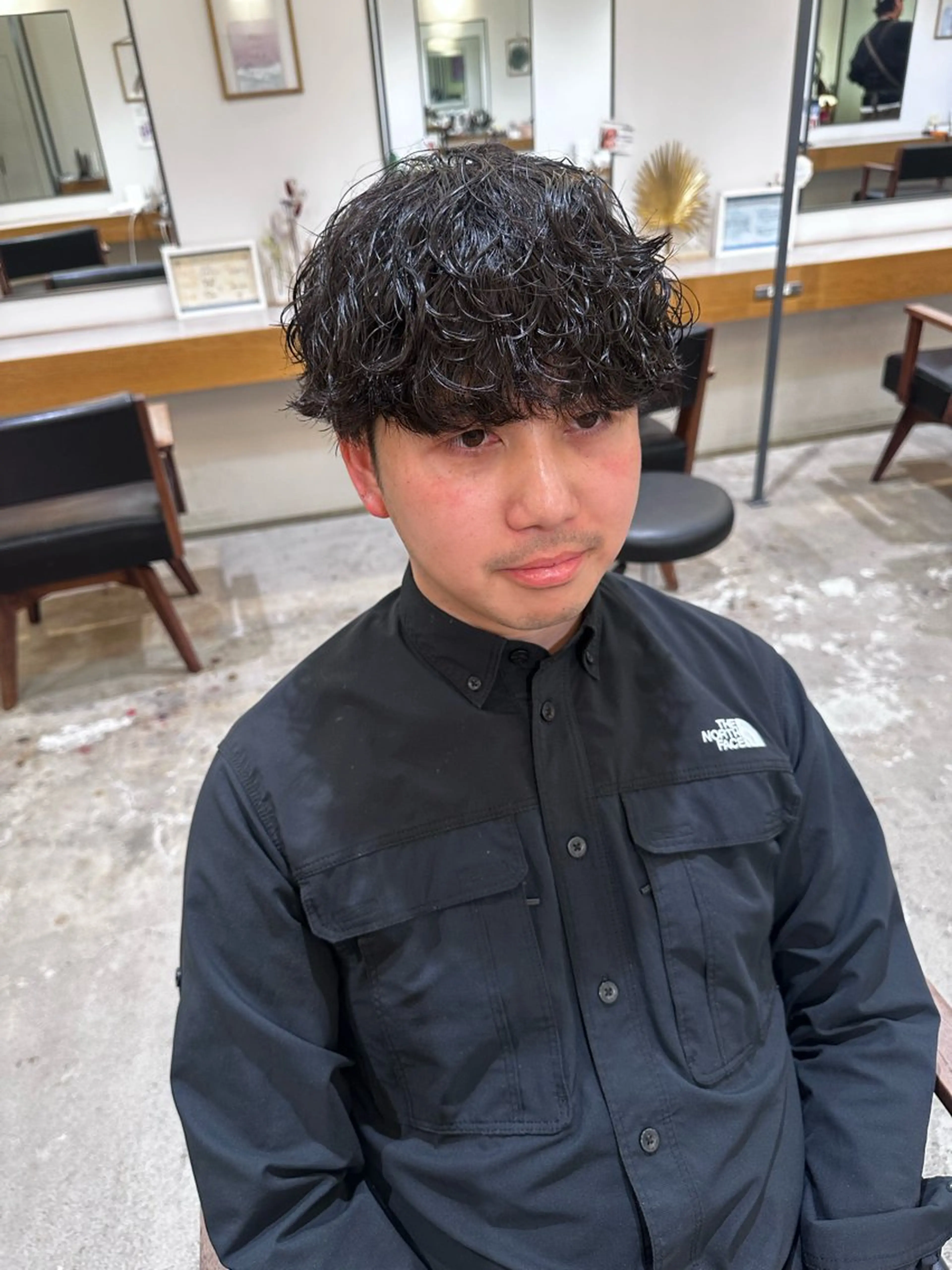 パーマ メンズ メンズパーマ 波巻きパーマ スパイラルパーマ カット パーマ AIRI 🐈⬛のヘアスタイル