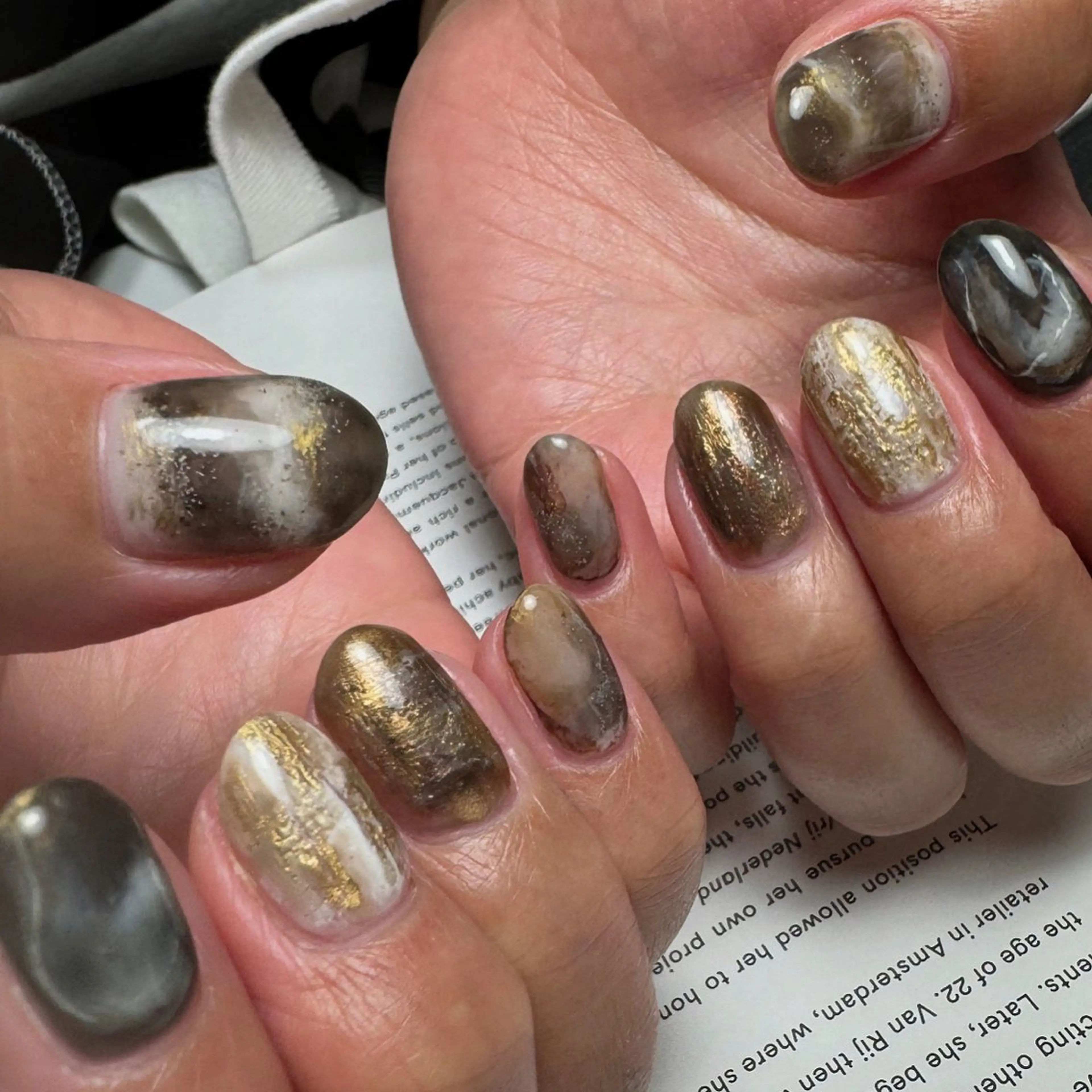 ネイル ニュアンスネイル ハンドネイル 白日-hakubi nail-のネイルデザイン