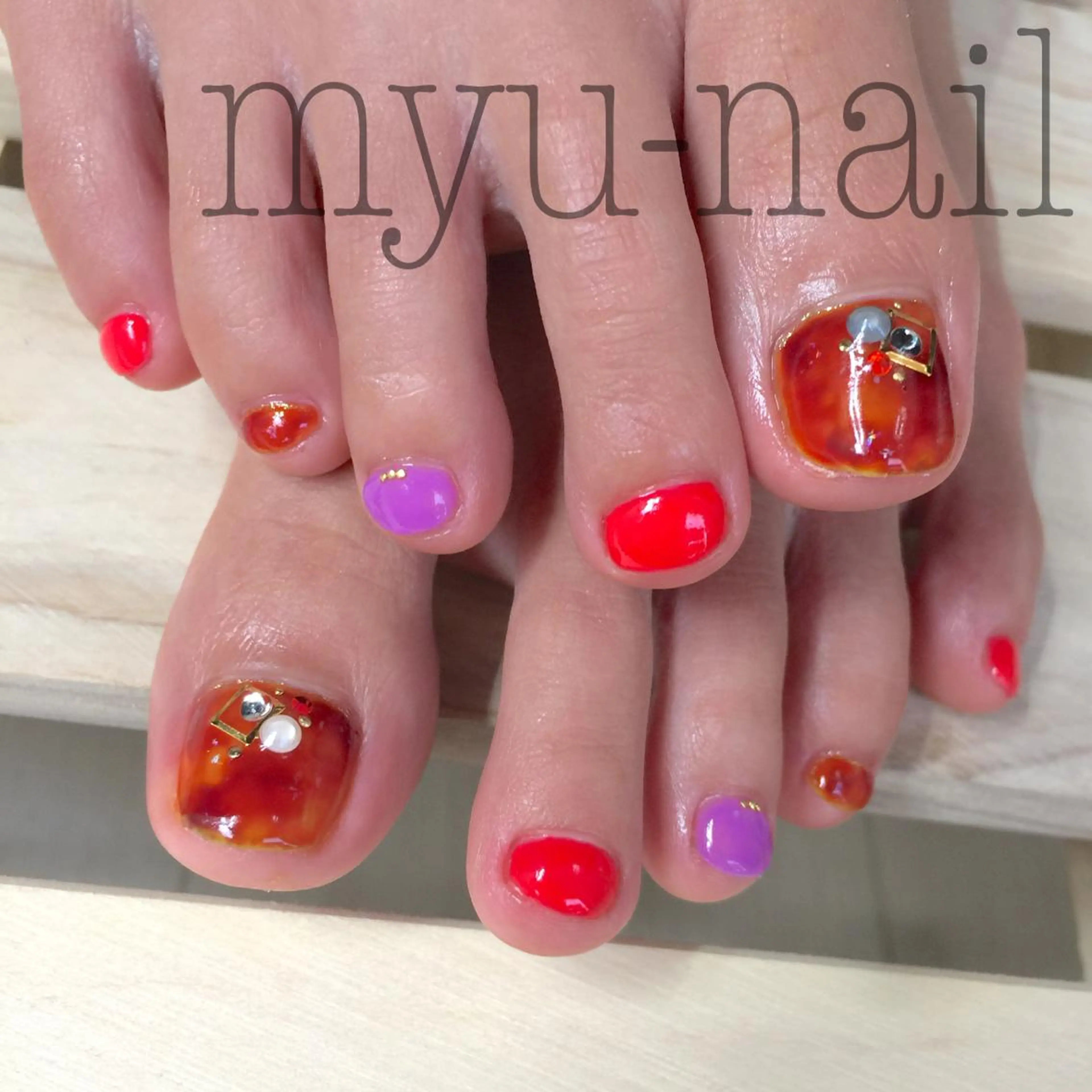 ネイル フットネイル ホームサロン myu-nailのネイルデザイン