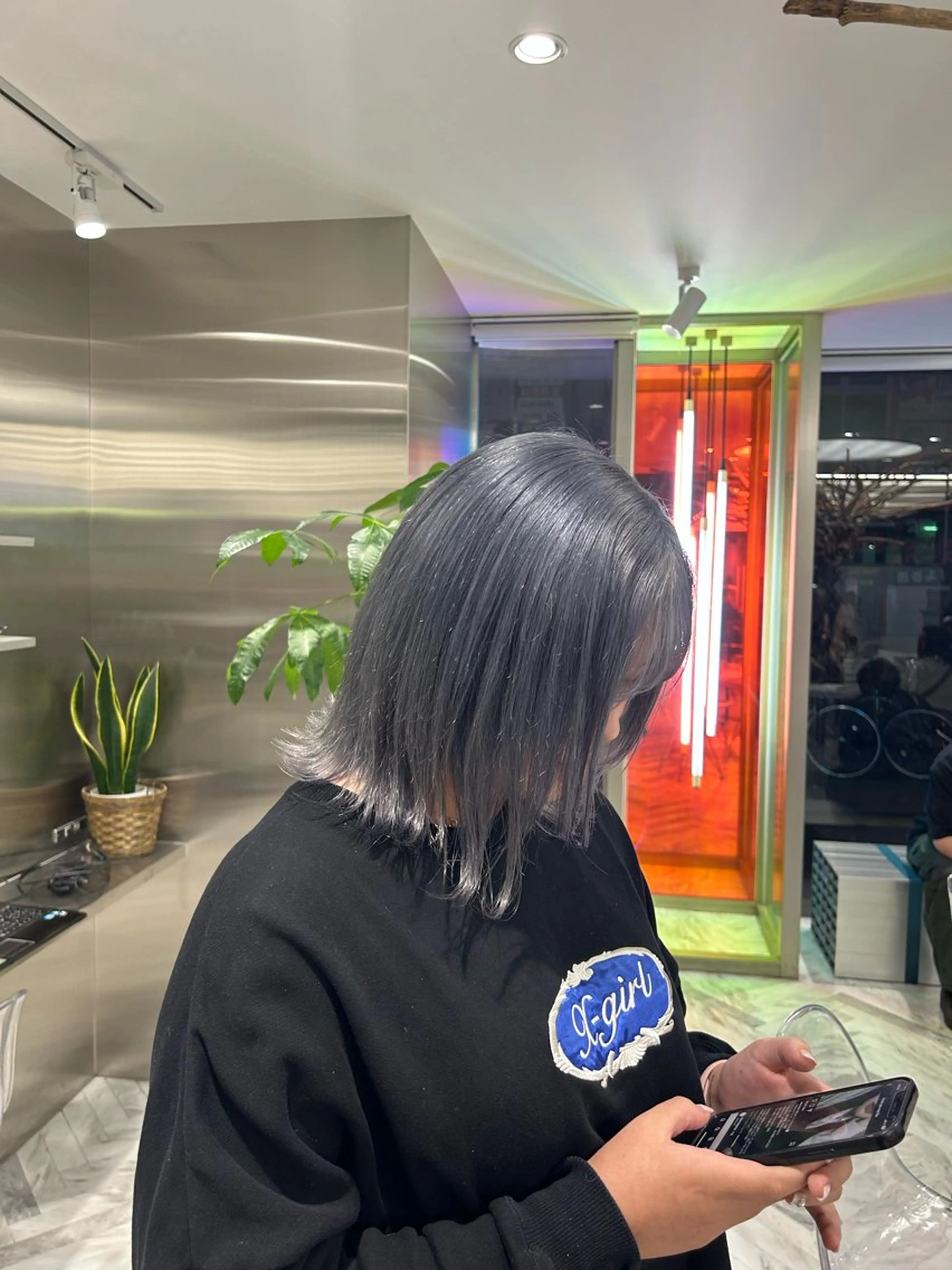 ミディアム カラー ヘアカラー メンズ/ボブ/パーマ /くるみのマツエク・マツパデザイン