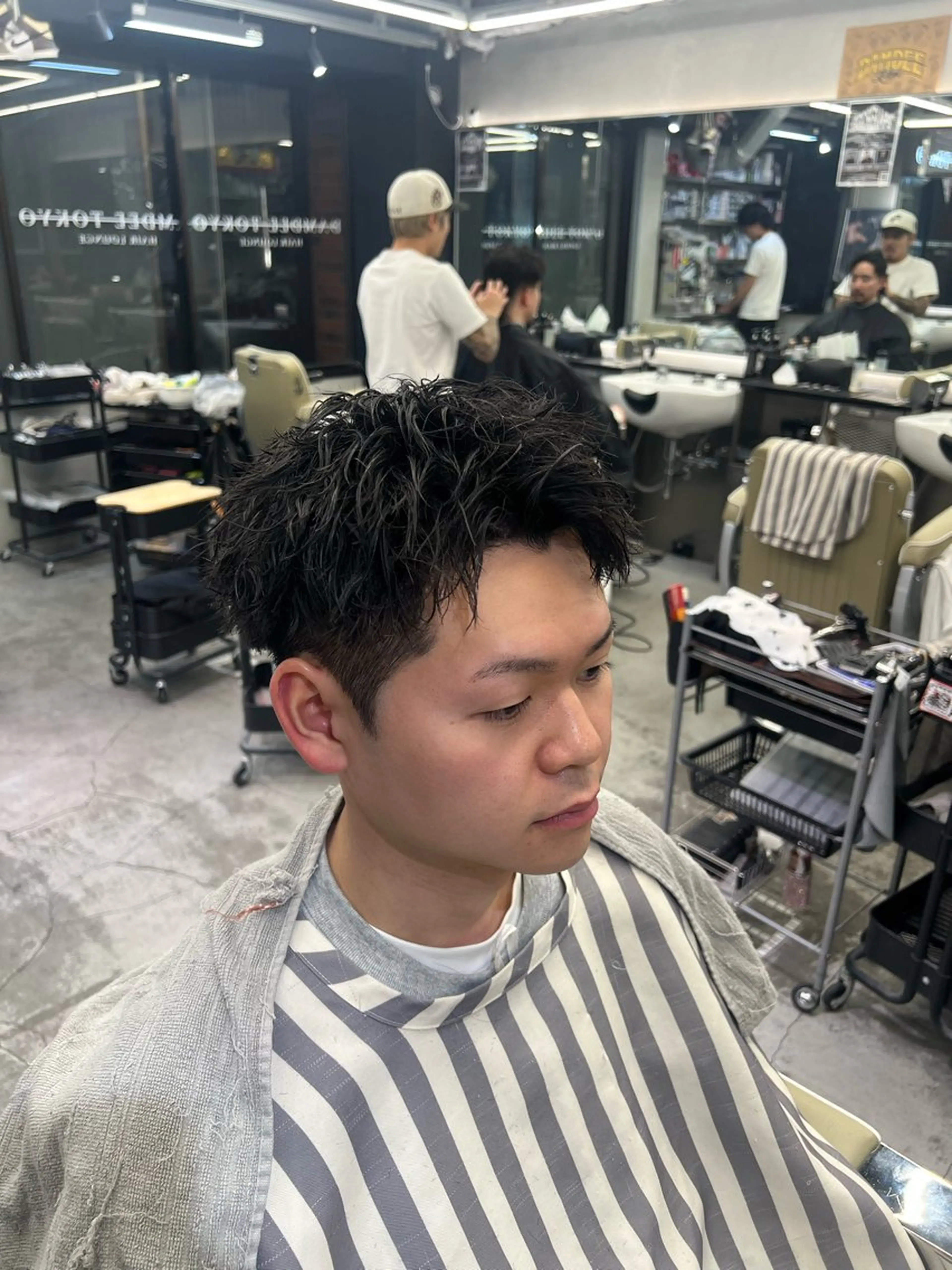 ミディアム パーマ damdee tokyo北千住店所属・TSUNE 【メンズ･北千住】のヘアスタイル