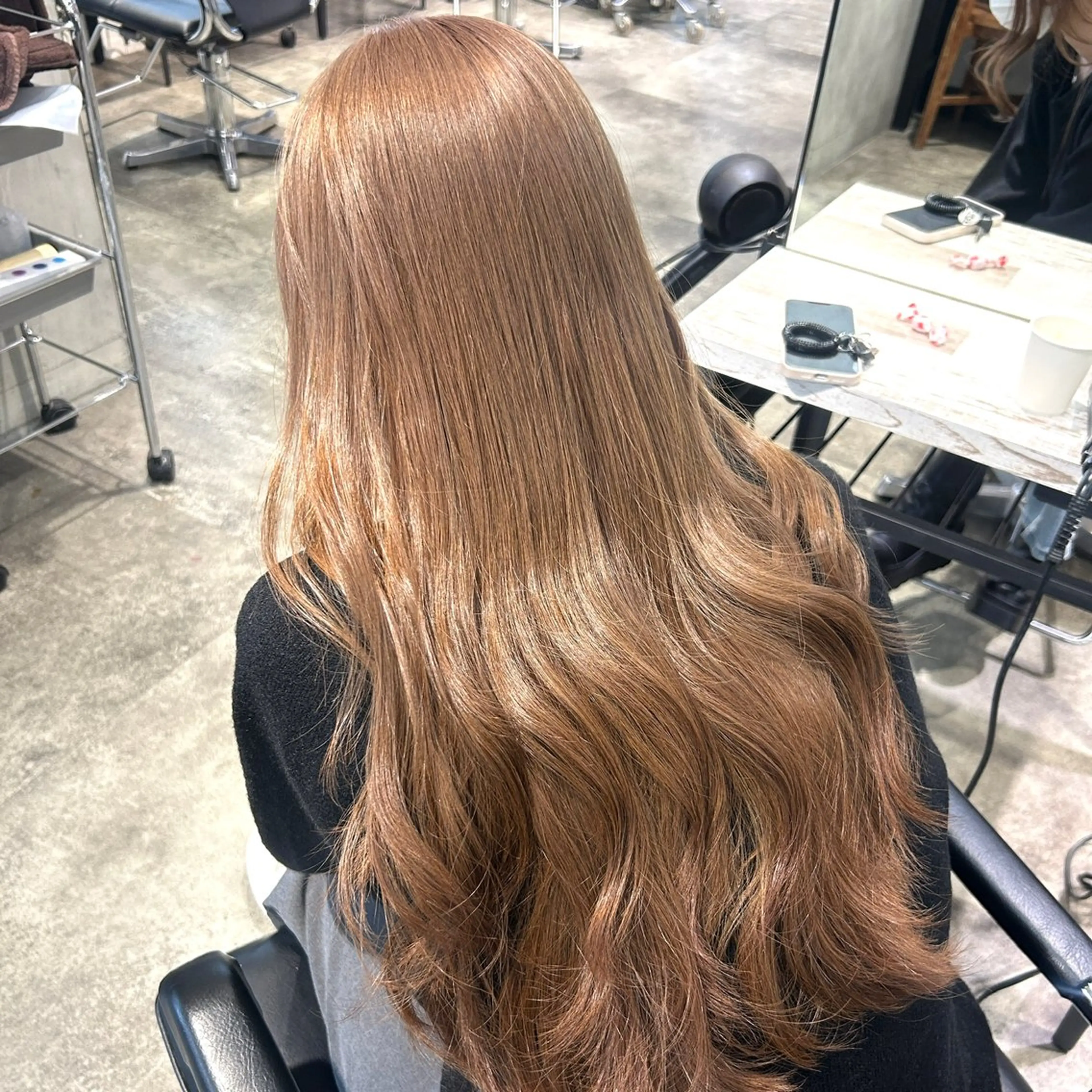 ロング カラー ヘアカラー トリートメント ✨うる艶/ブリーチ✨ 𝓡𝒖𝓷𝐚💋のヘアスタイル