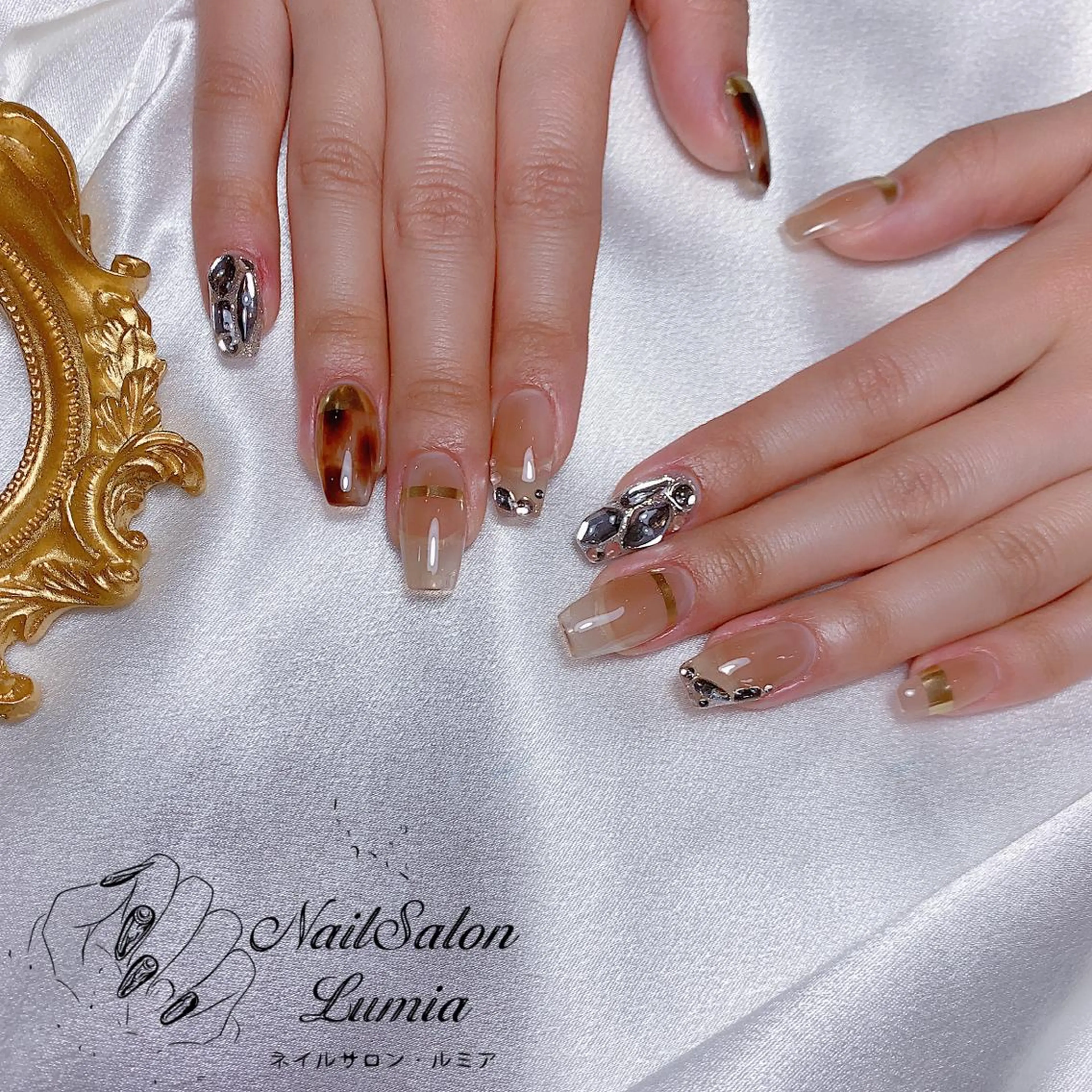 ネイル ハンドネイル ネイルサロン ルミア Lumia 店長のネイルデザイン