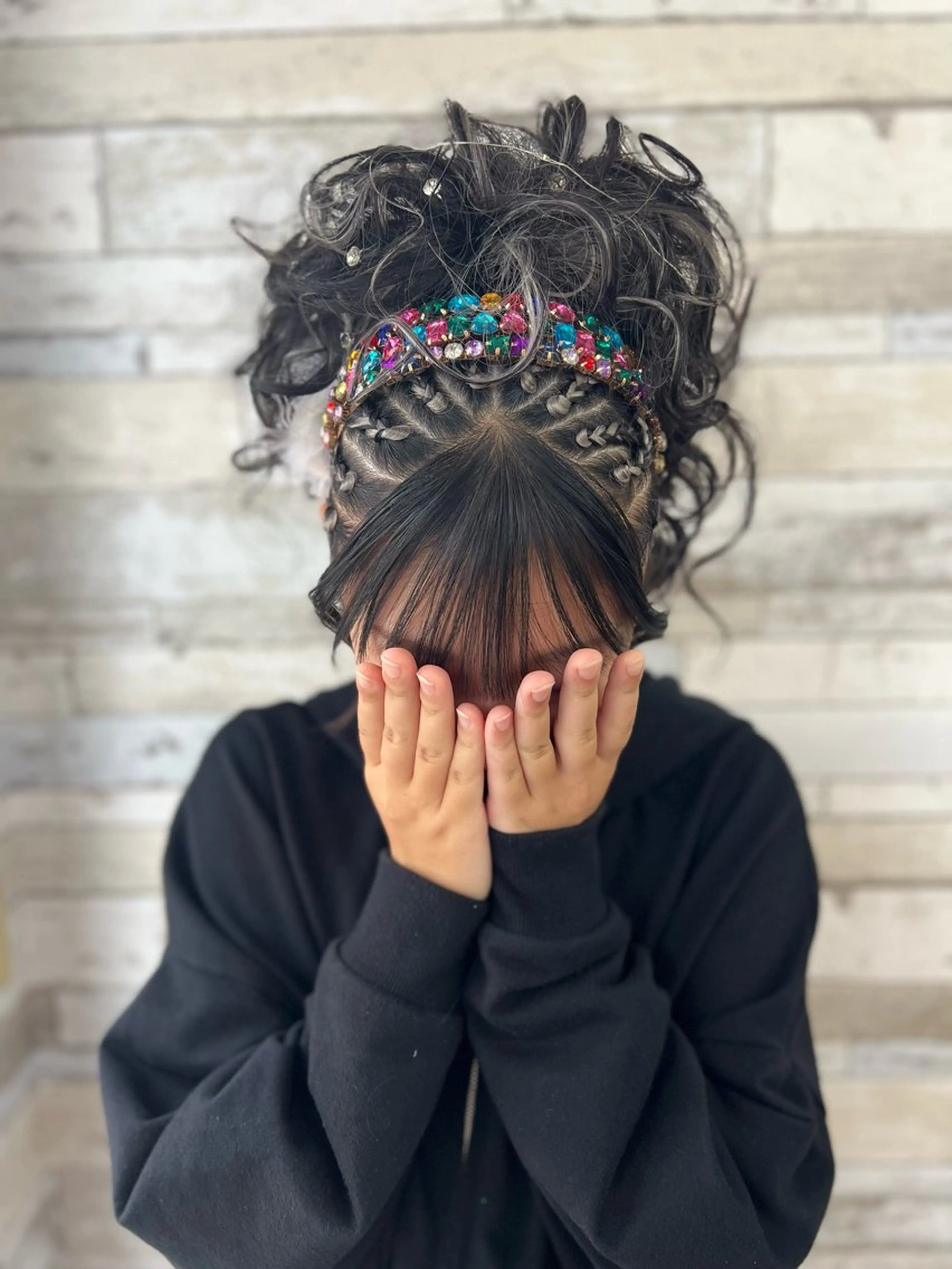 ロング B-W ⭐️REIKOのヘアスタイル