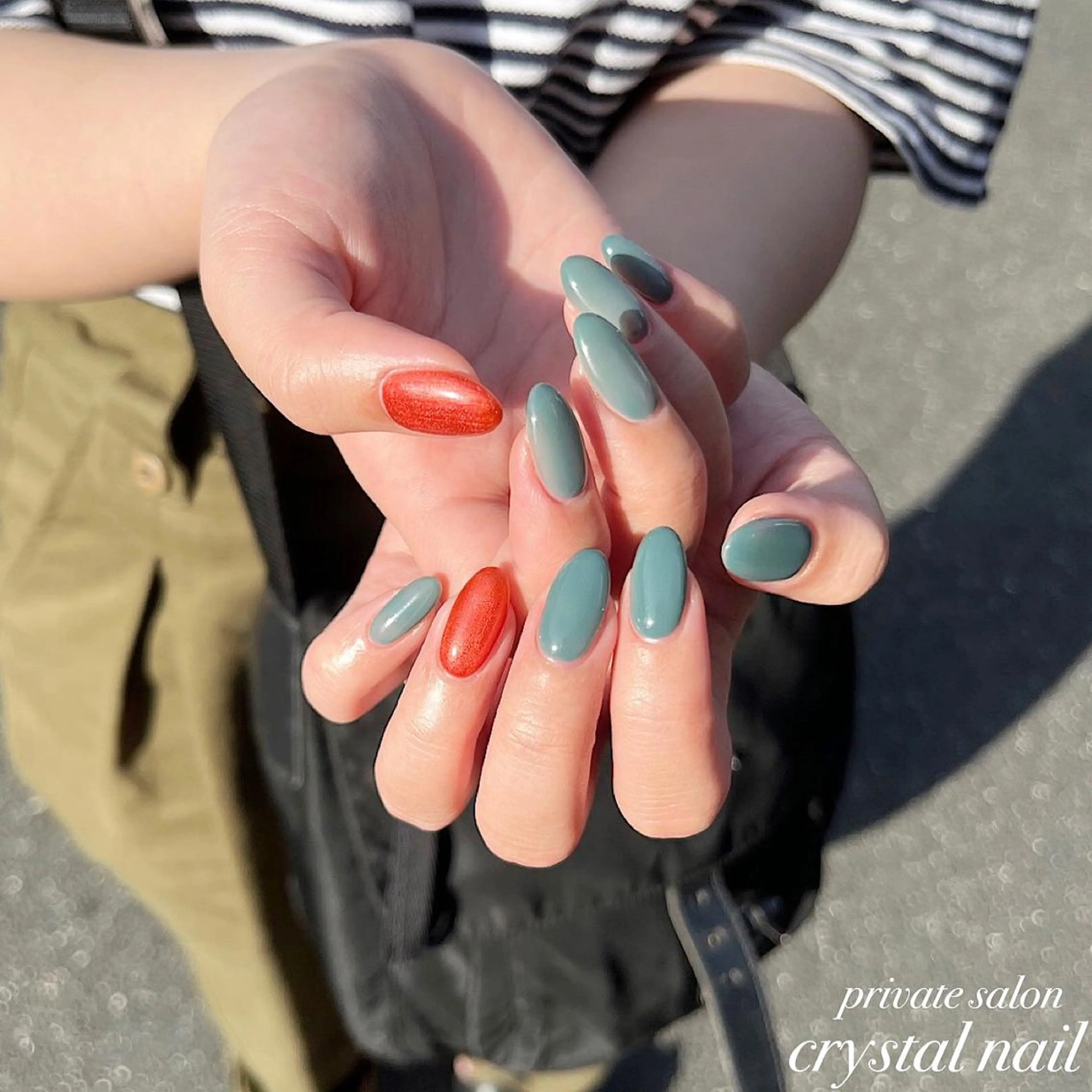 ネイル ワンカラーネイル Crystal Nailのネイルデザイン
