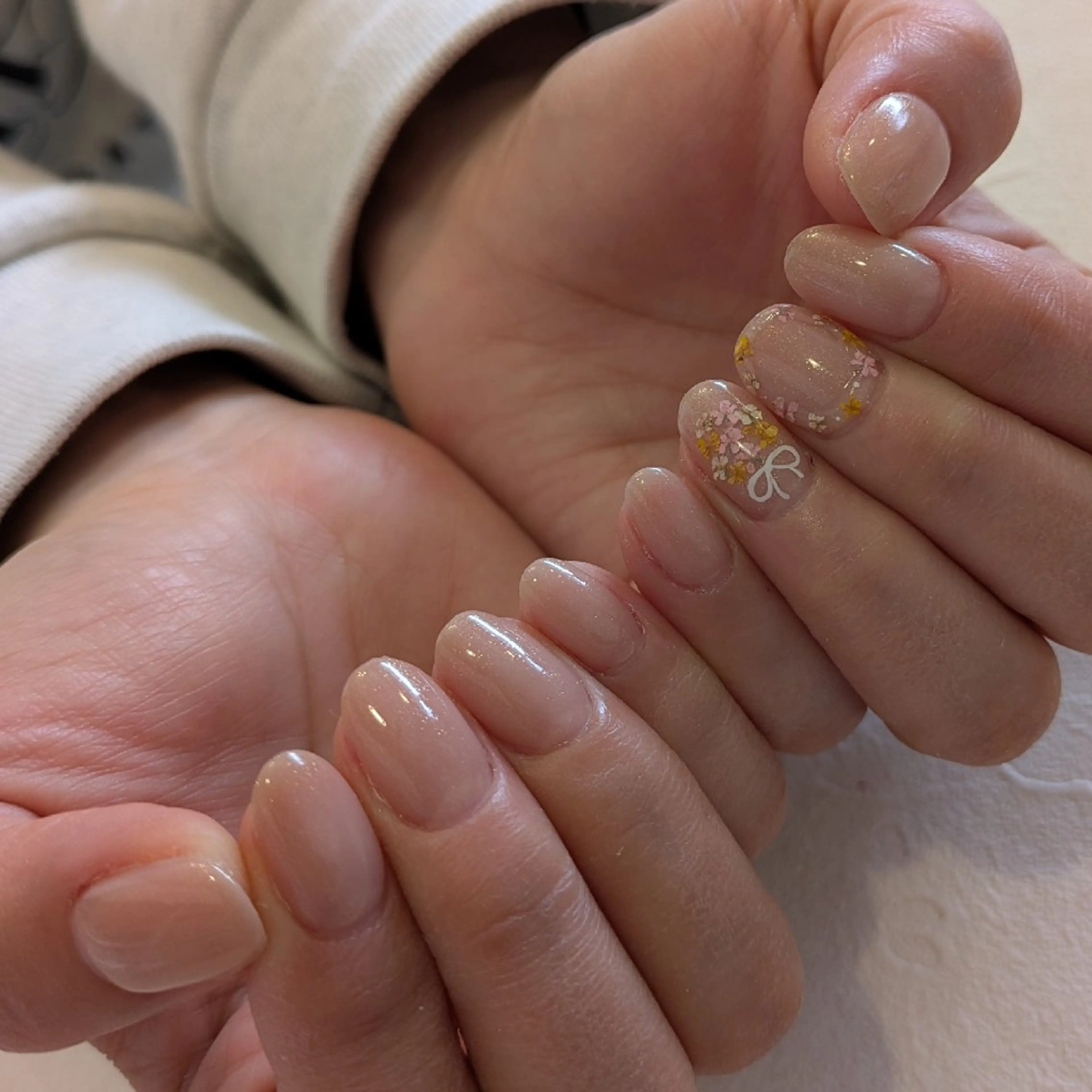 ネイル フラワーネイル ジェヌインネイル 河内のネイルデザイン