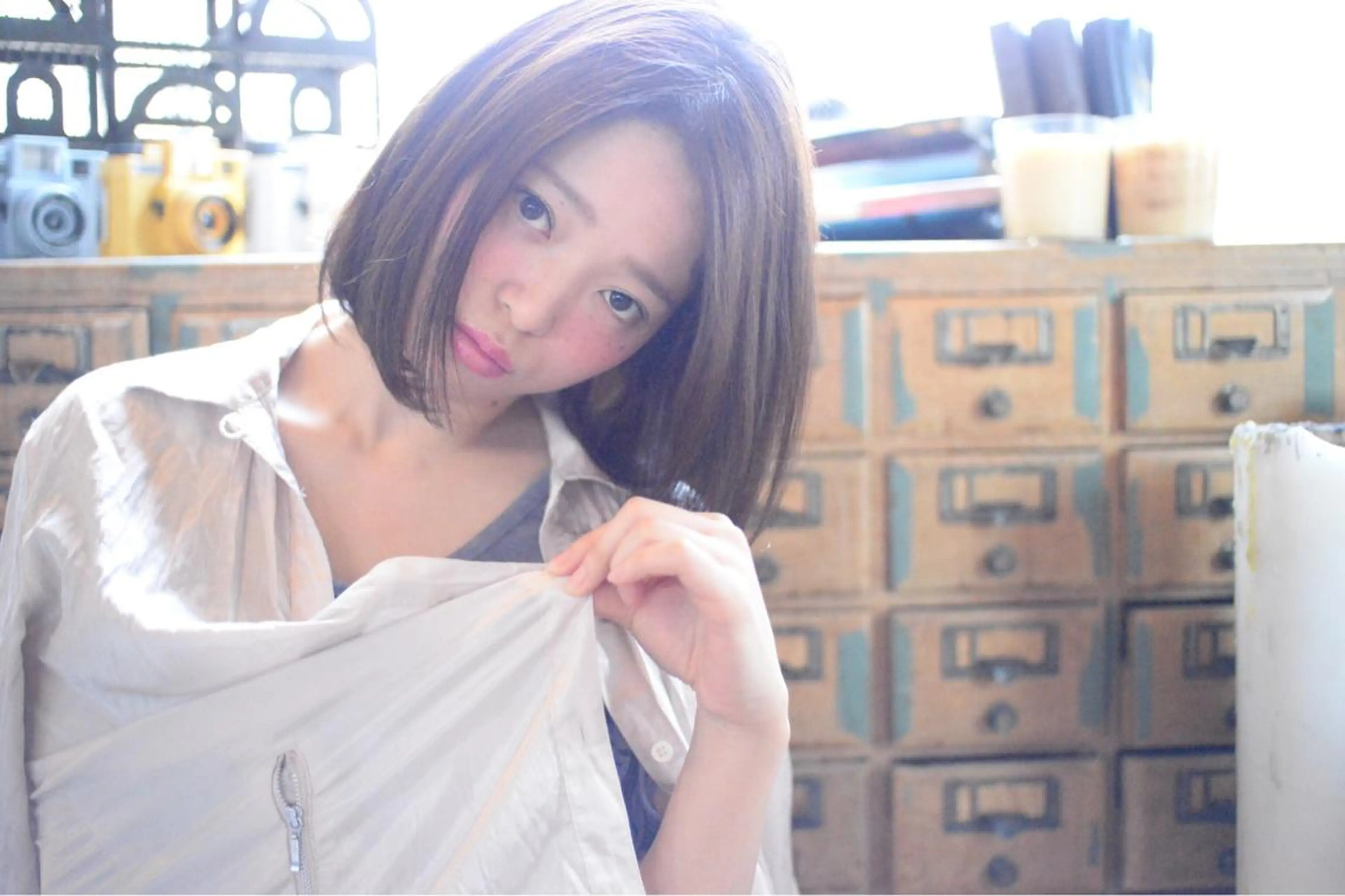 メンズハイトーン メンズバレイヤージュのヘアスタイル