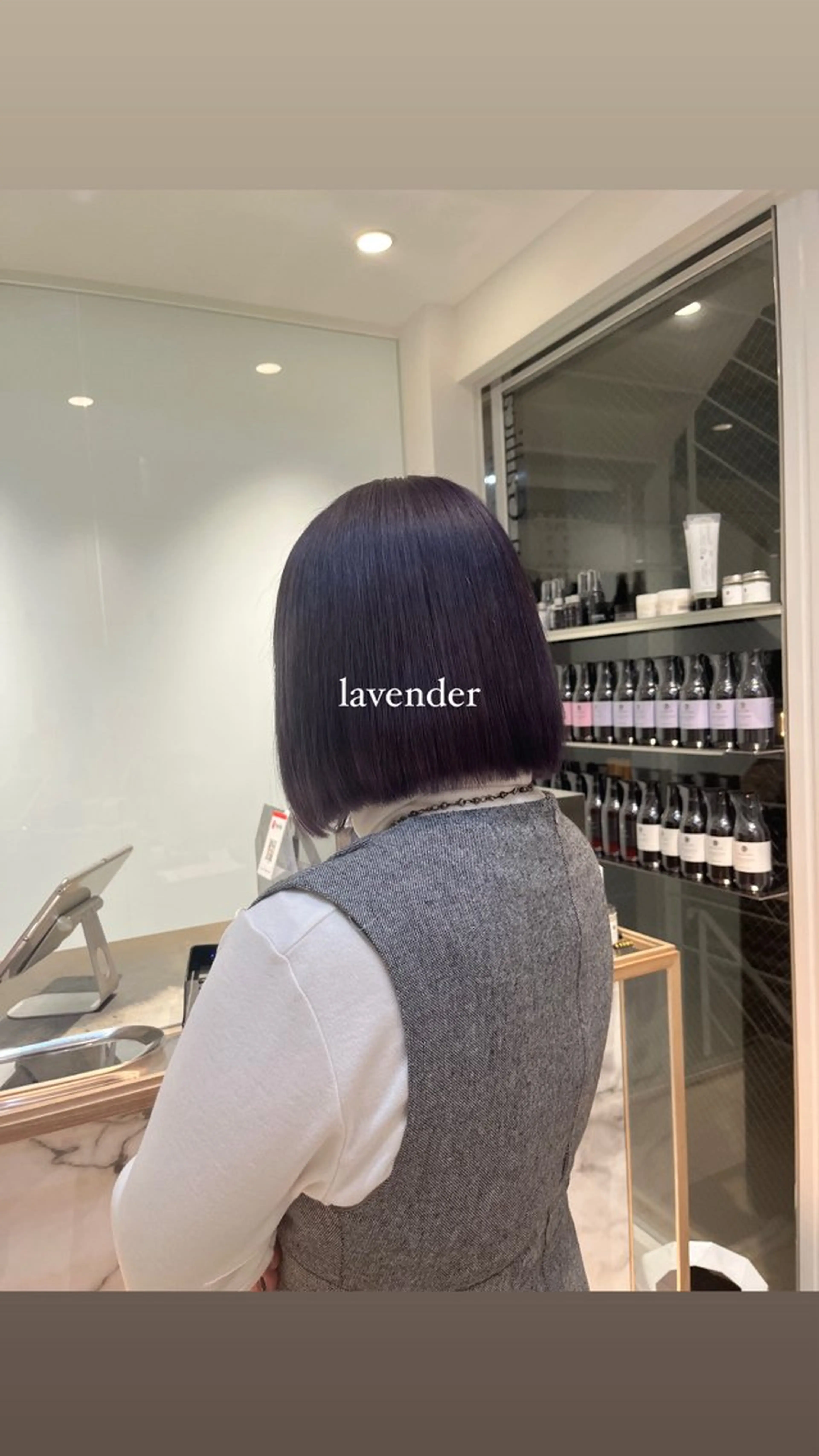 ショート ヘアカラー トリートメント ヘッドスパ ヘアセット MAYU/ハイトーン /レイヤーカットのヘアスタイル