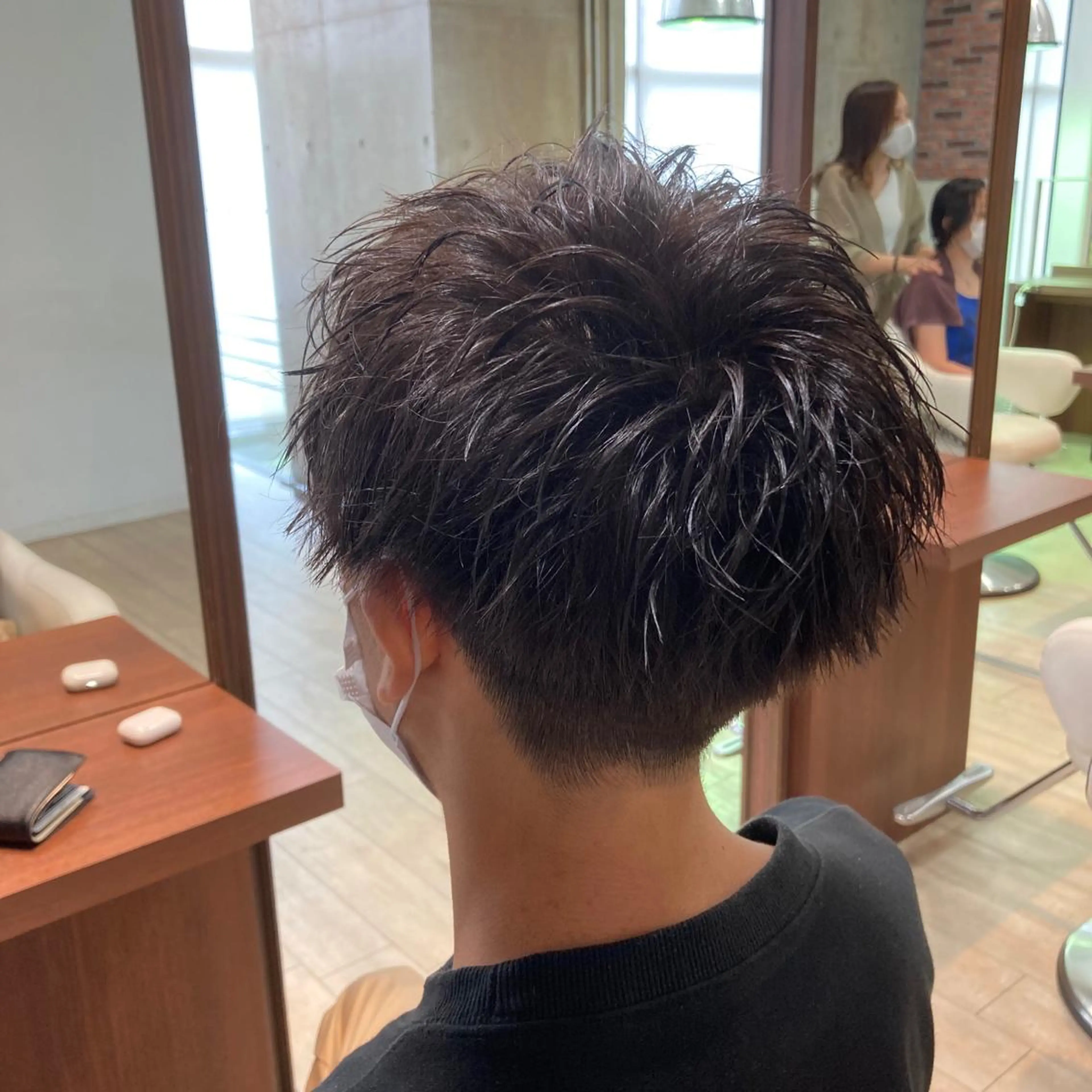 カラー メンズ 一ノ瀬 蘭のヘアスタイル