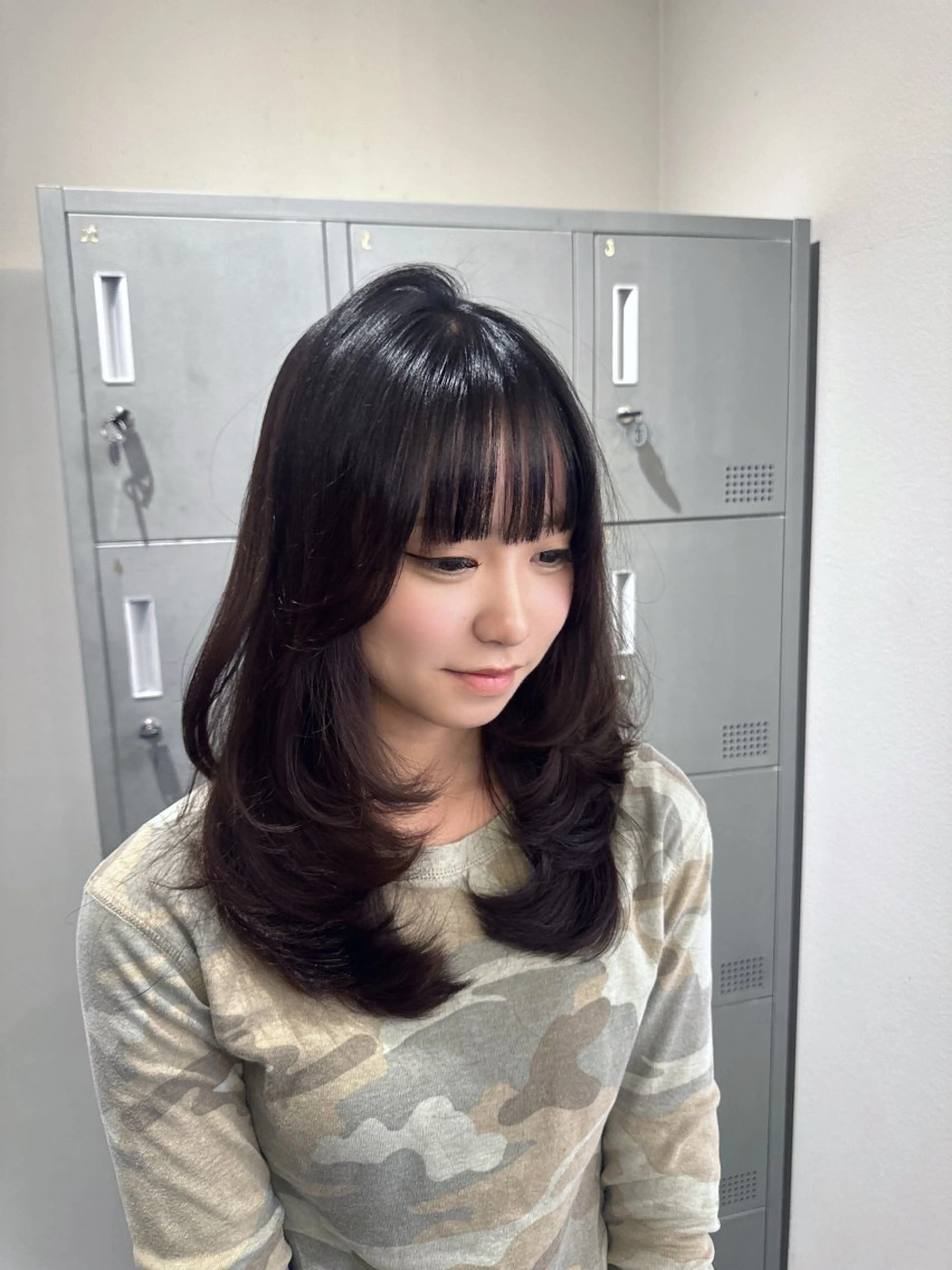 セミロング 透明感カラー/レイ ヤーカット/KaHoのヘアスタイル