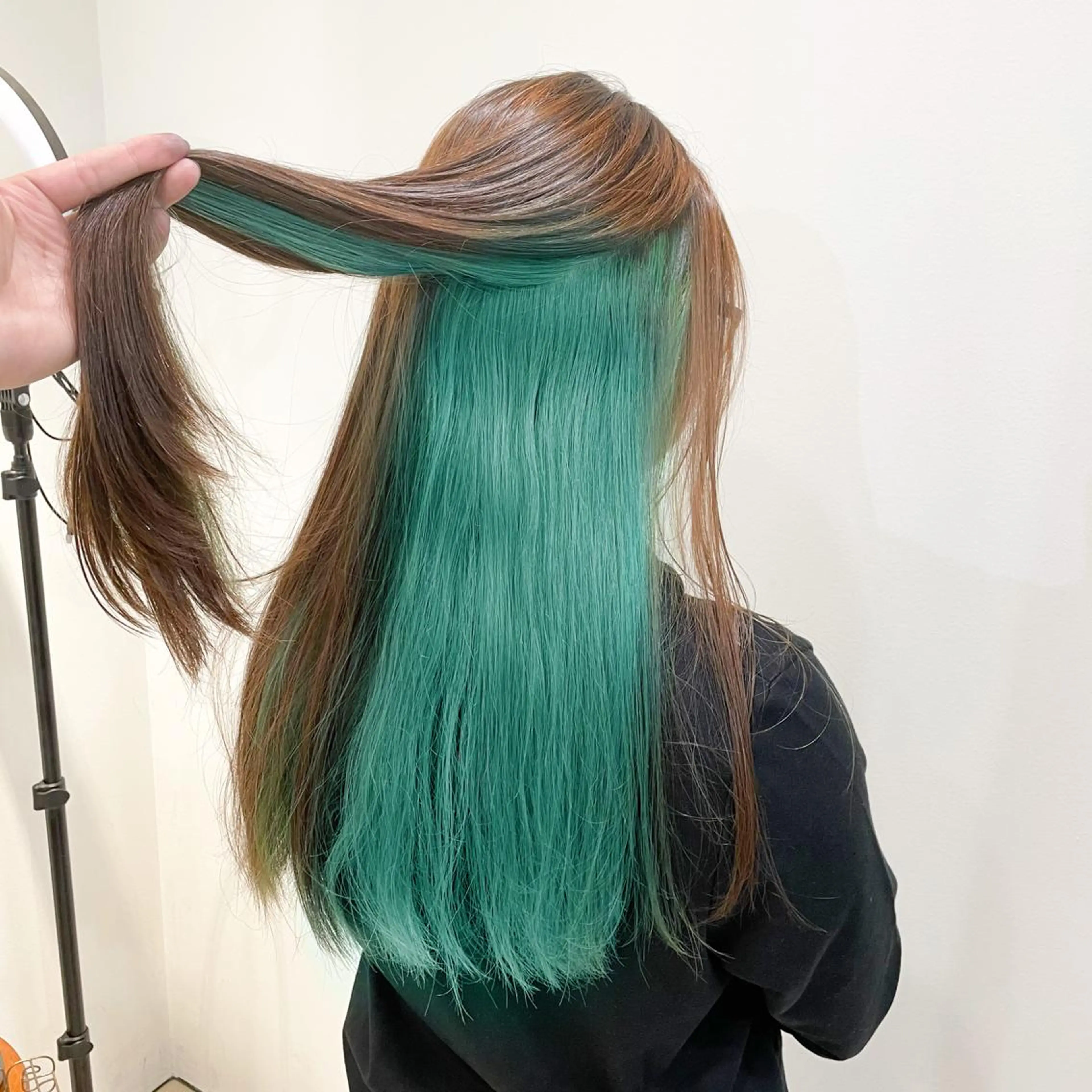 ロング カラー 縮毛矯正/髪質改善 /韓国風　山川春輝のヘアスタイル