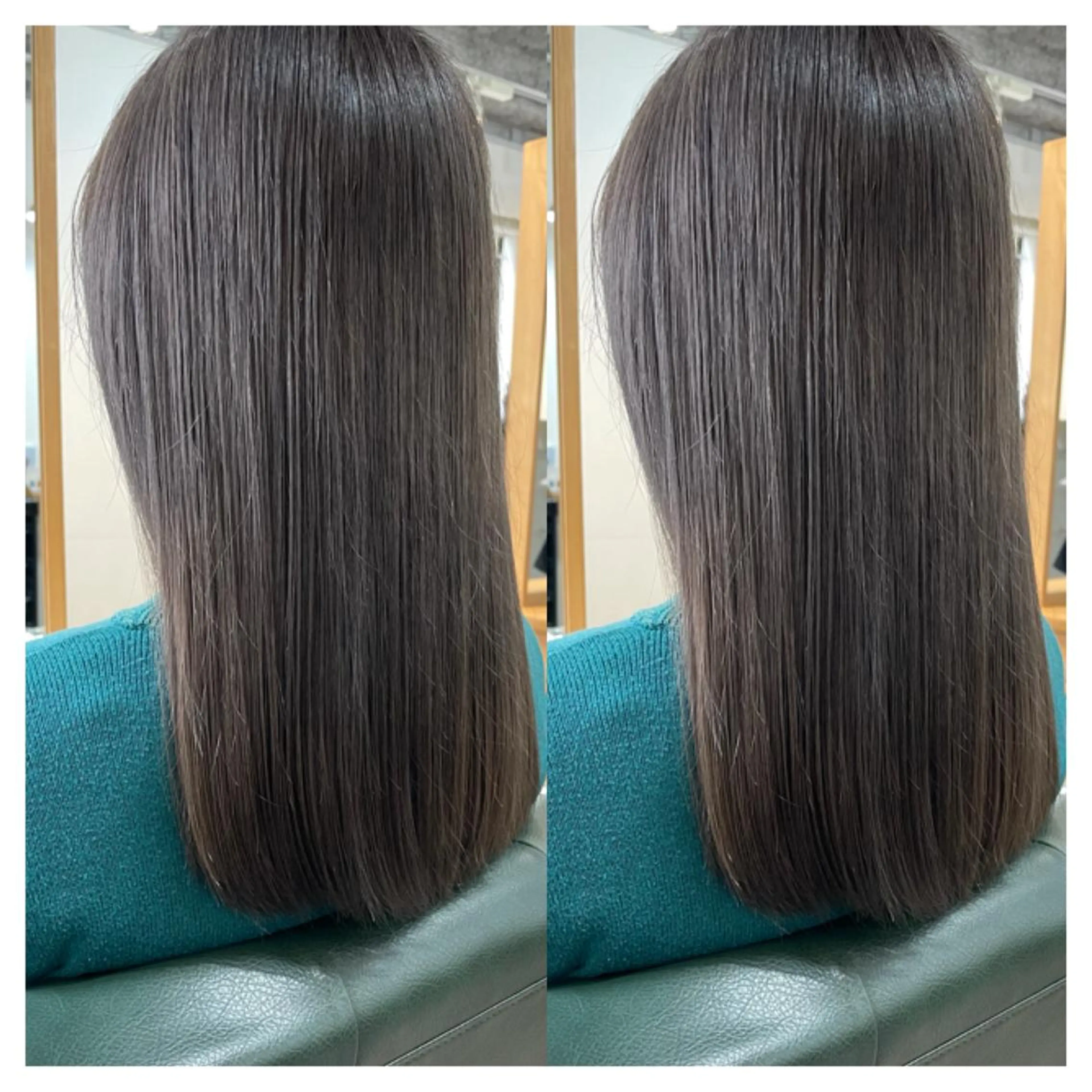 セミロング カラー カット ヘアカラー トリートメント 村山 茉衣のヘアスタイル