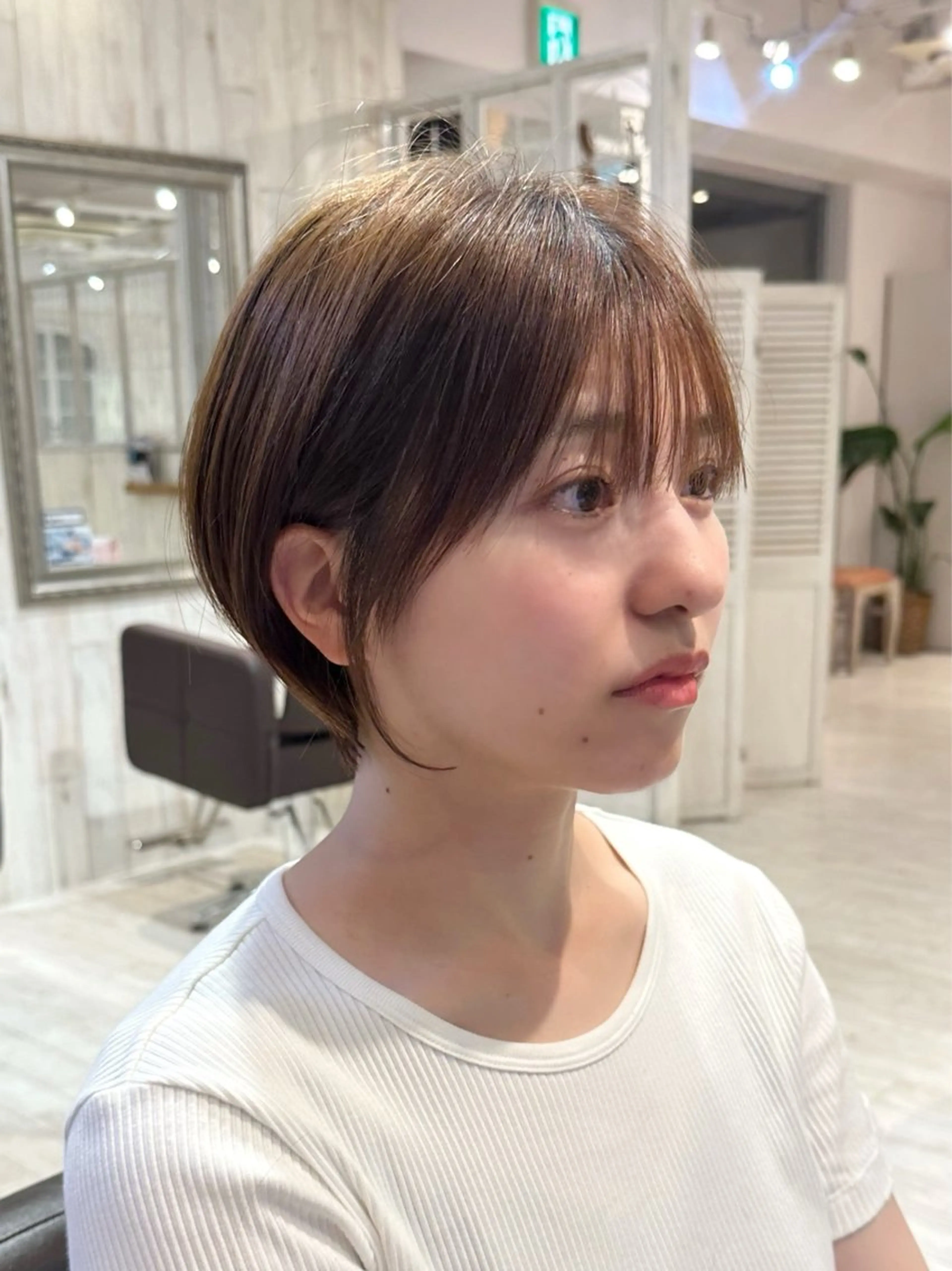 ショート カット 縮毛矯正/ショート/ レイヤー/畑中正敏のヘアスタイル