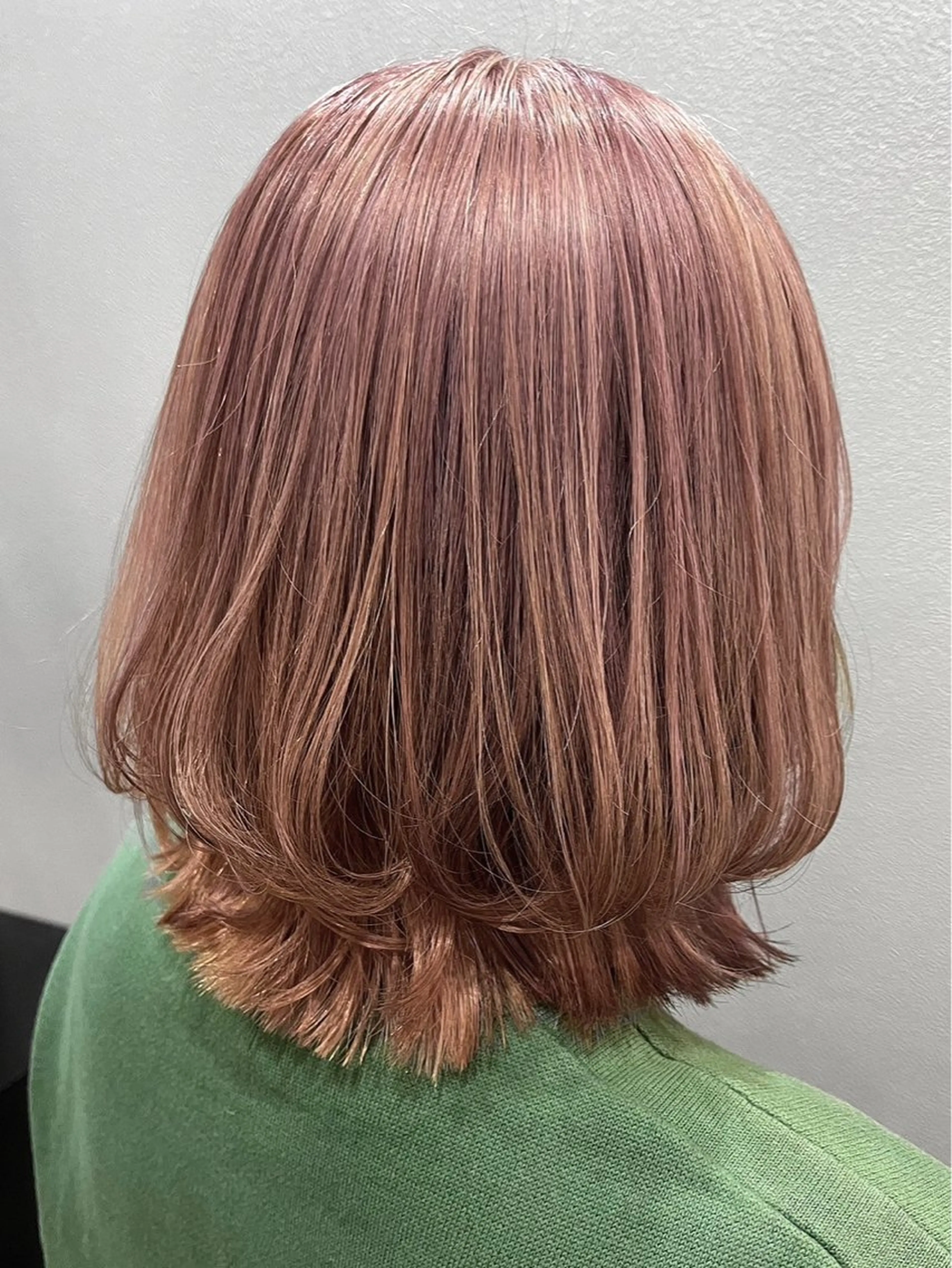 セミロング カラー カット ヘアカラー トリートメント ハイトーン/韓国風/ 艶髪/吉祥寺のヘアスタイル