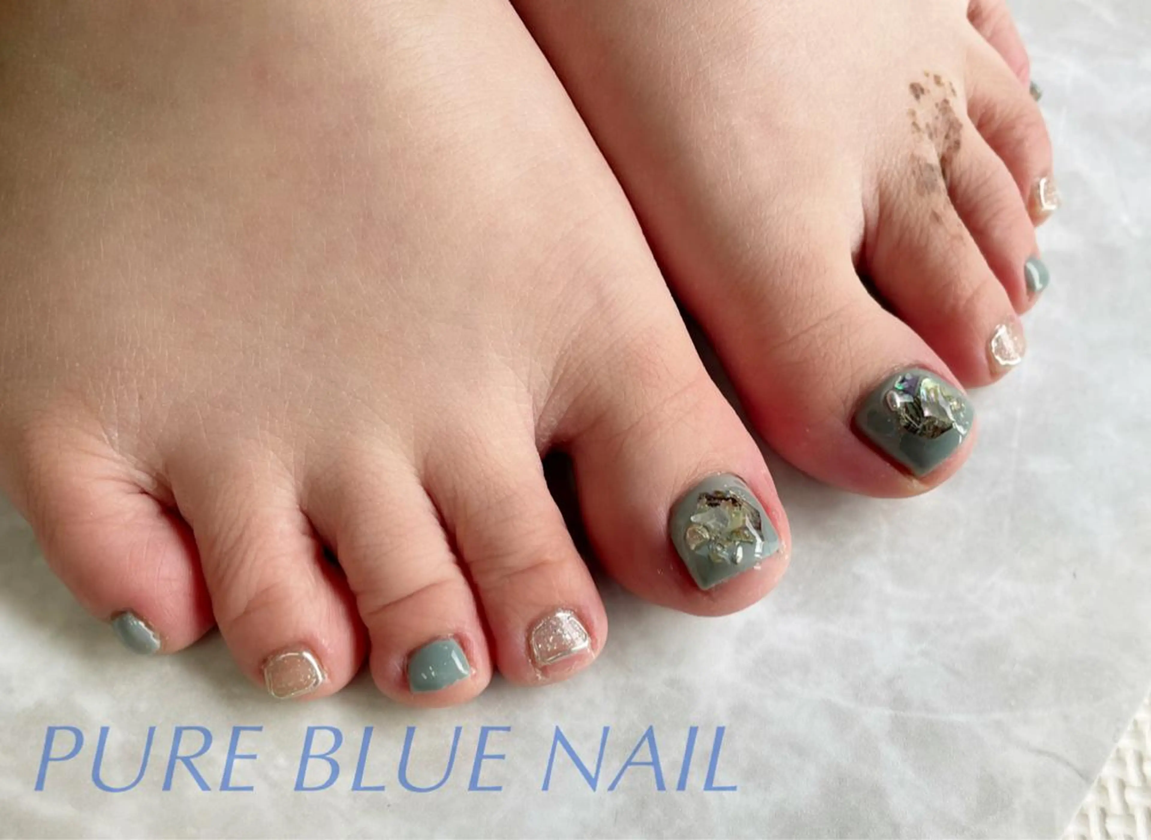 【6月限定！☆フット早割※アート2本まで】フットジェルネイルオフありの写真