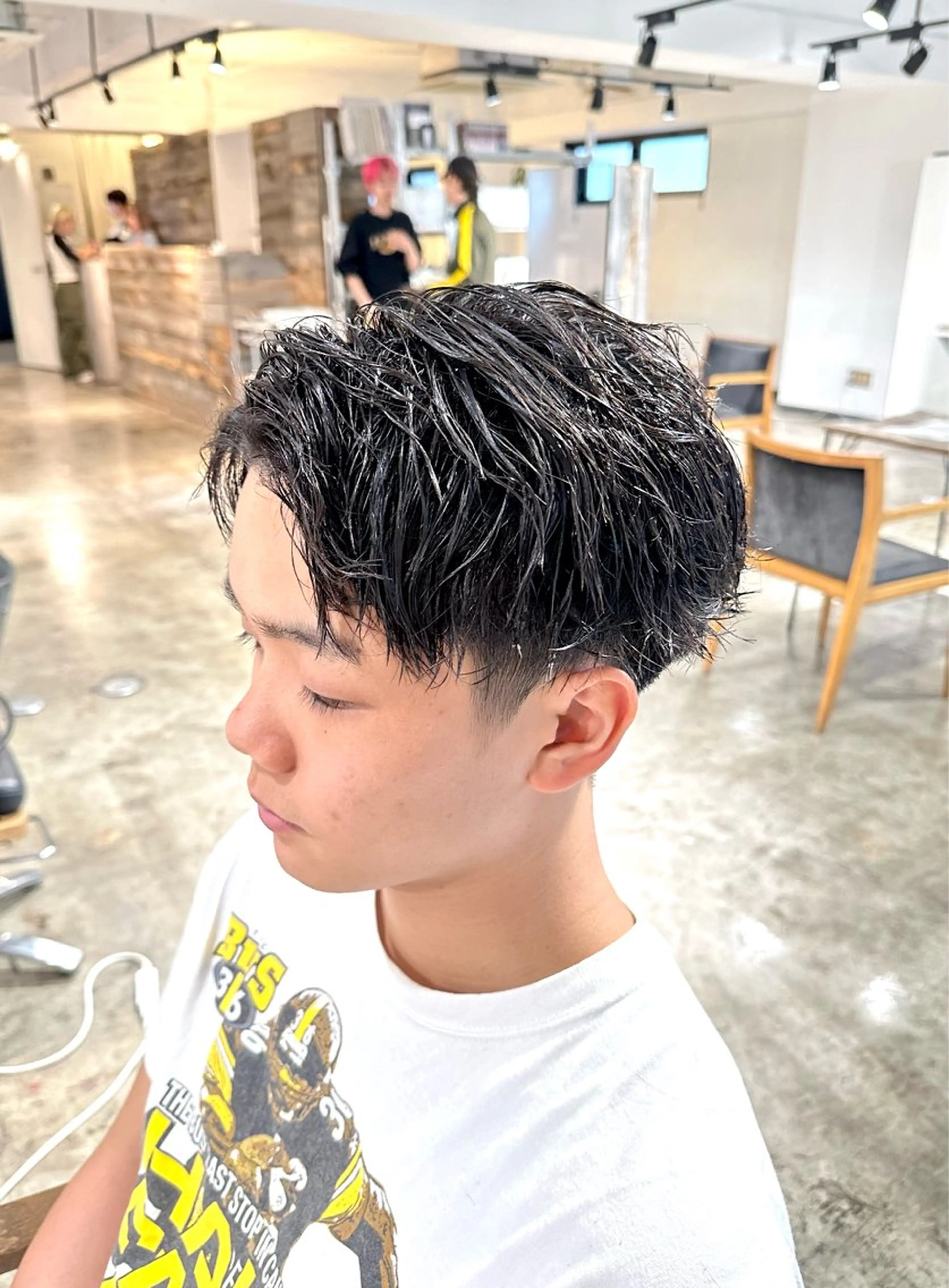 メンズ ビジネス フェードカット メンズパーマ メンズショート カット 骨格補正施術/メンズ 専門美容師/YUYAのヘアスタイル