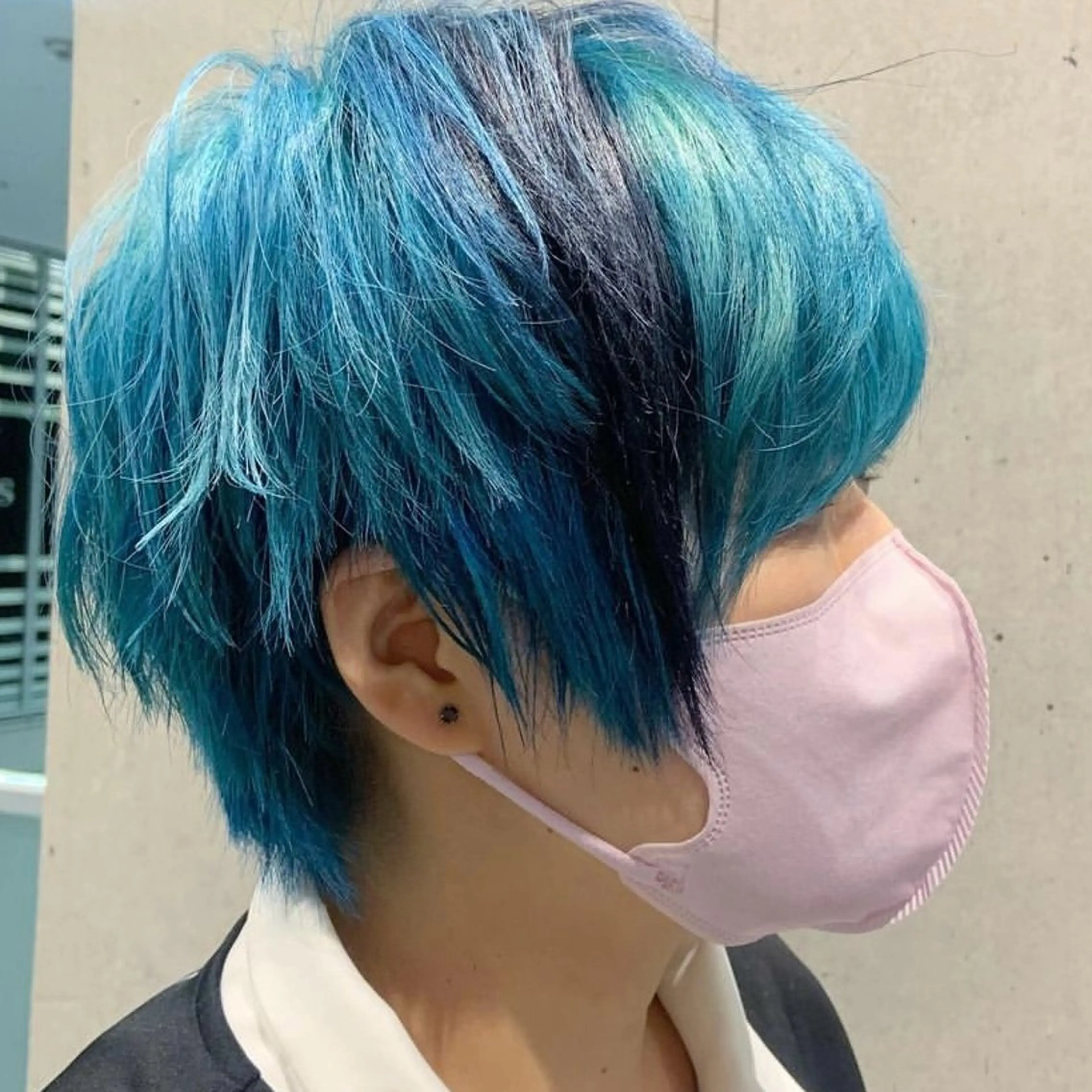 ショート カラー ヘアアレンジ アニメ髪・ウルフ🦇 樋口莉夏のヘアスタイル