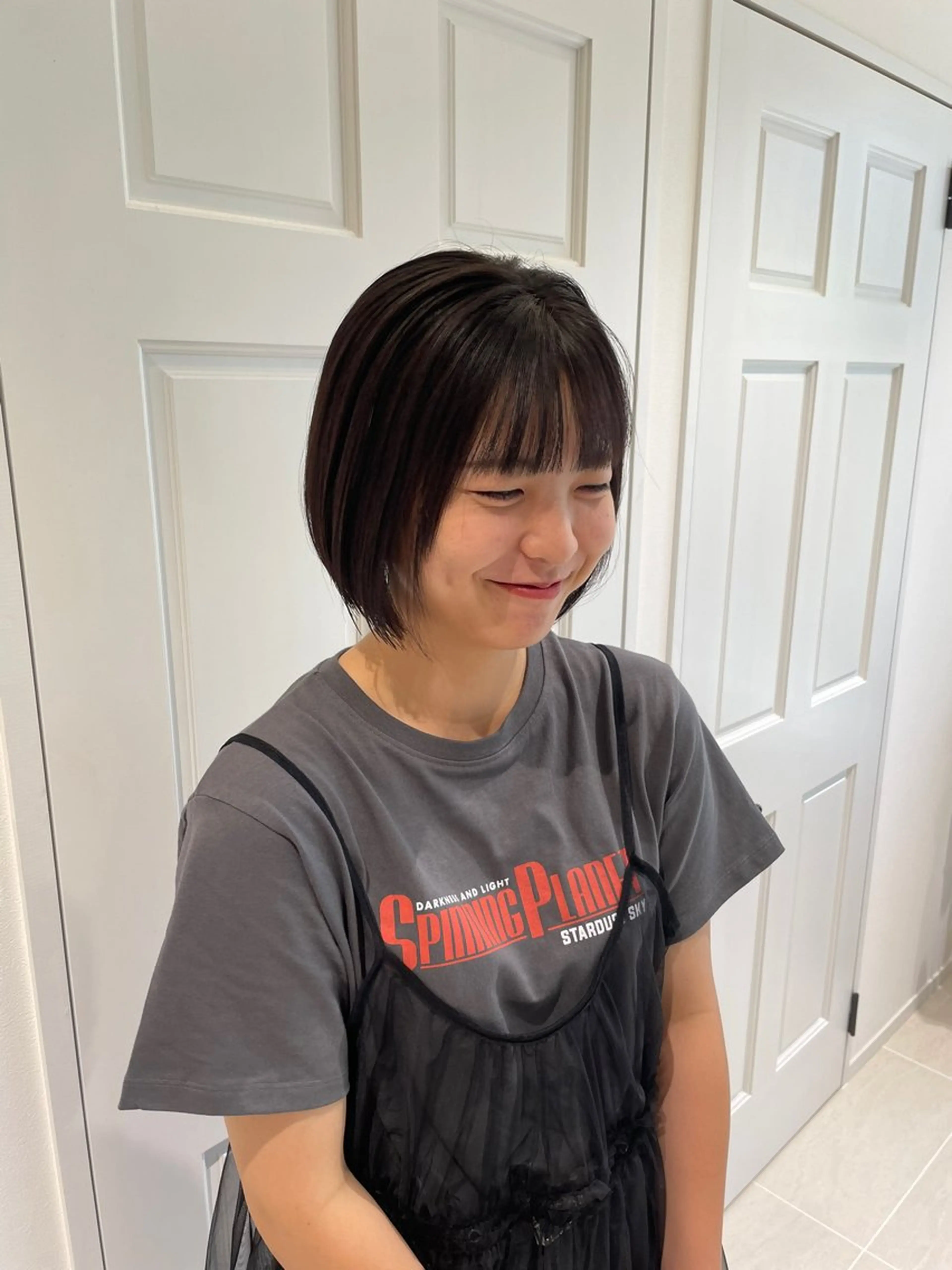 ショート カット ボブ／ブリーチカラー ／ゆづき🌟のヘアスタイル