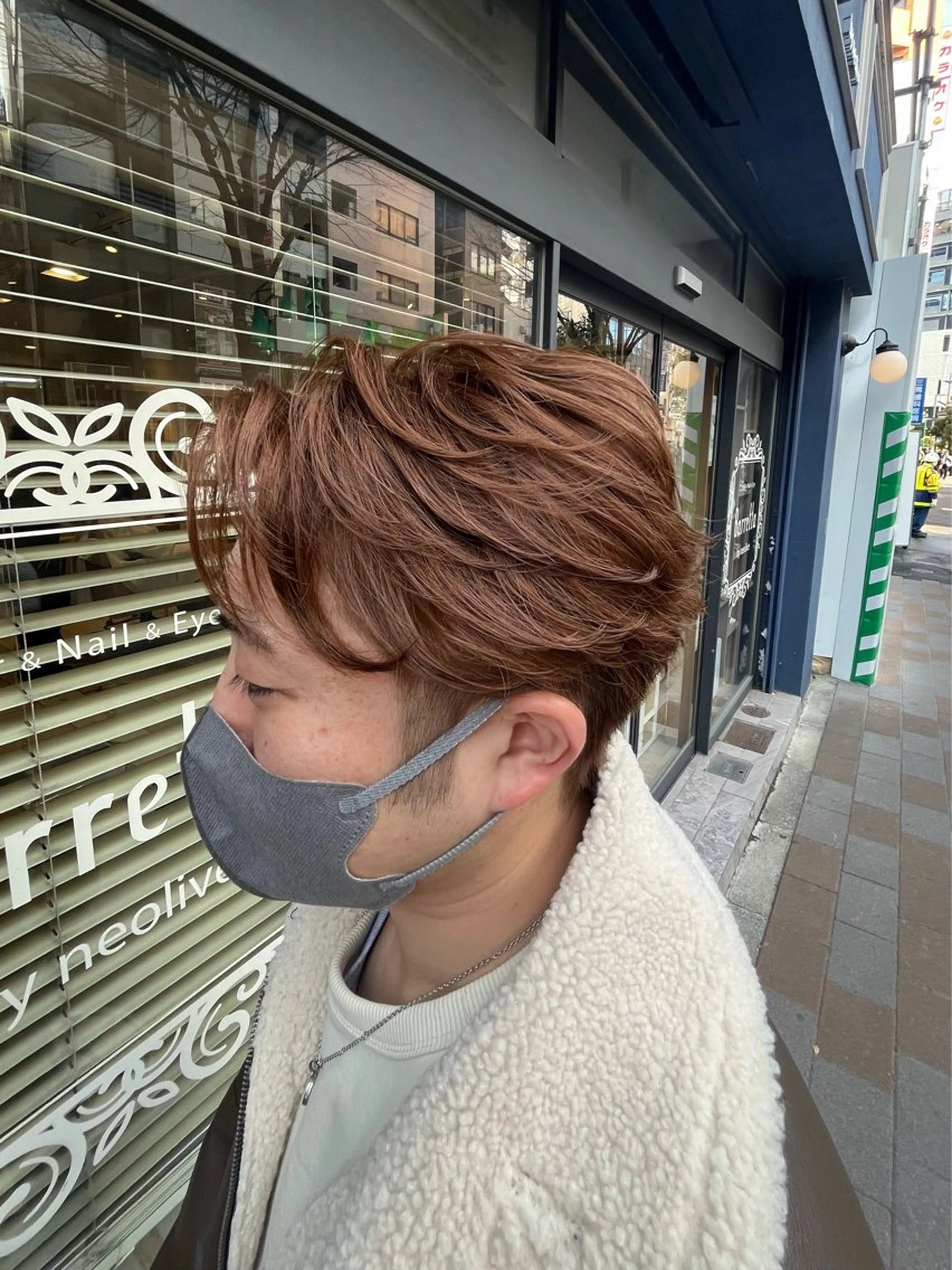 パーマ メンズ カット ヘアカラー ヤシロケンタ メンズ特化のヘアスタイル