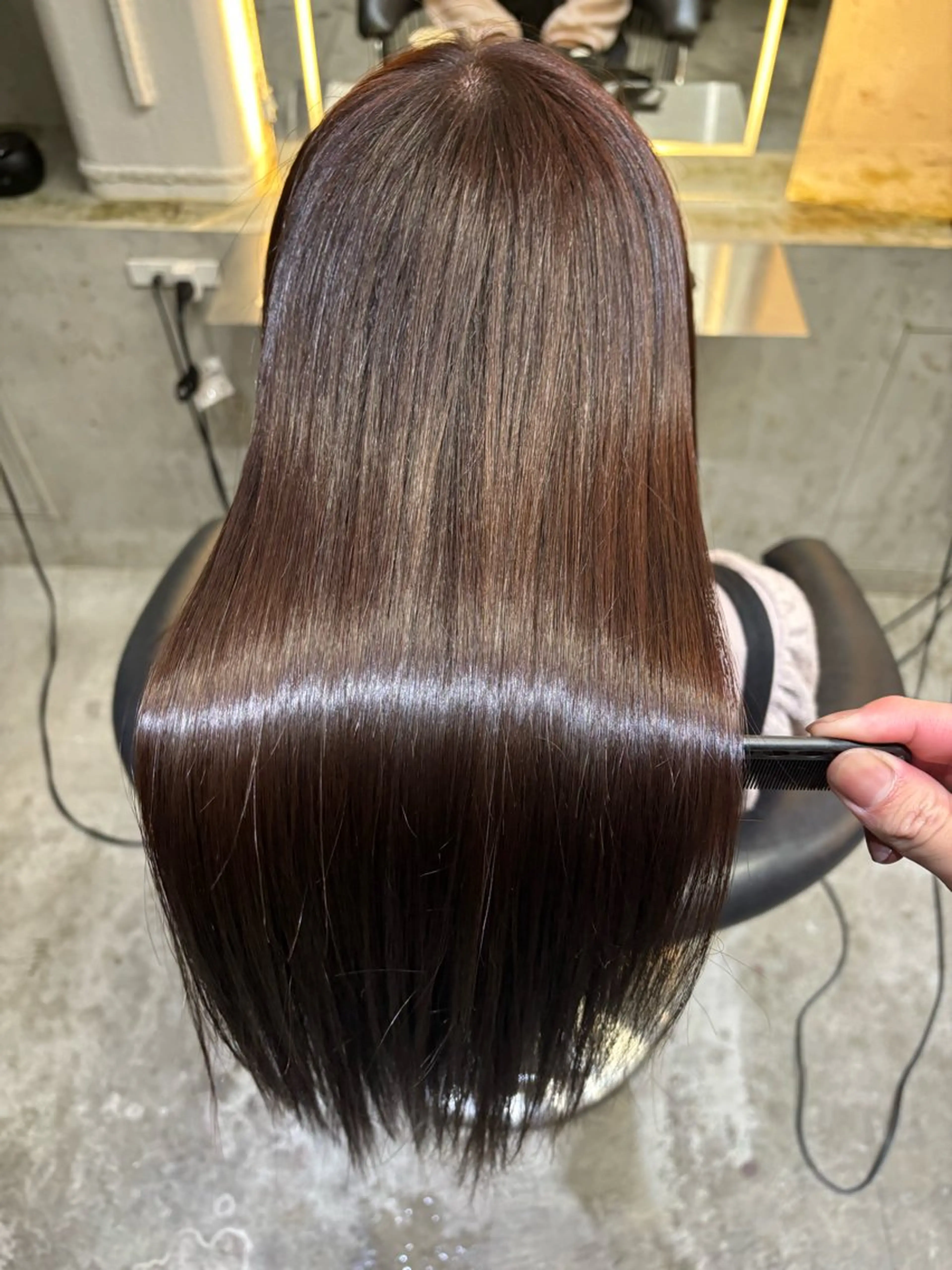 ロング ヘアカラー Lond表参道店所属・うる艶縮毛カラー✨ たいよう☀️のヘアスタイル