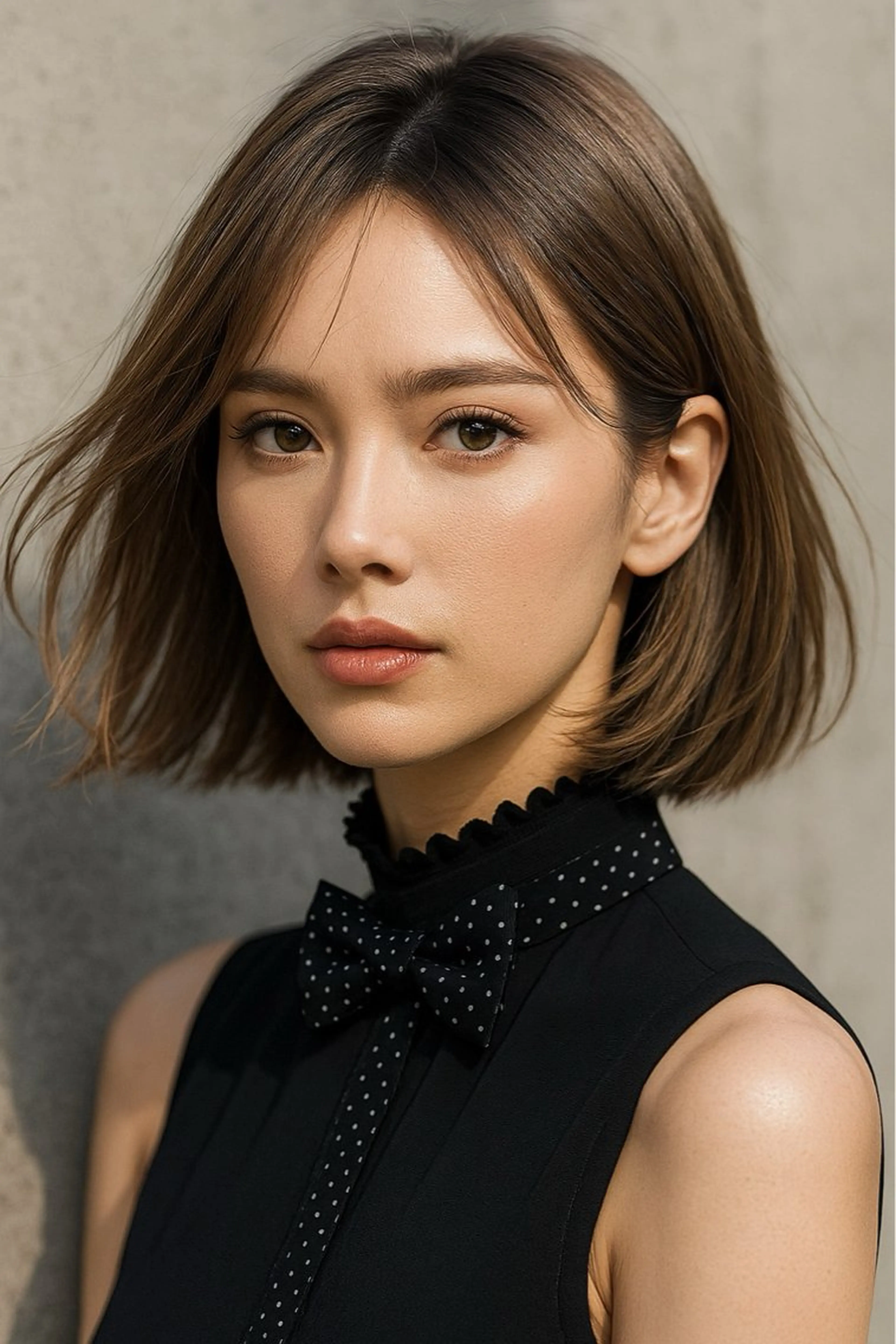 ミディアム カラー さく/髪質改善× 縮毛矯正/町田のヘアスタイル