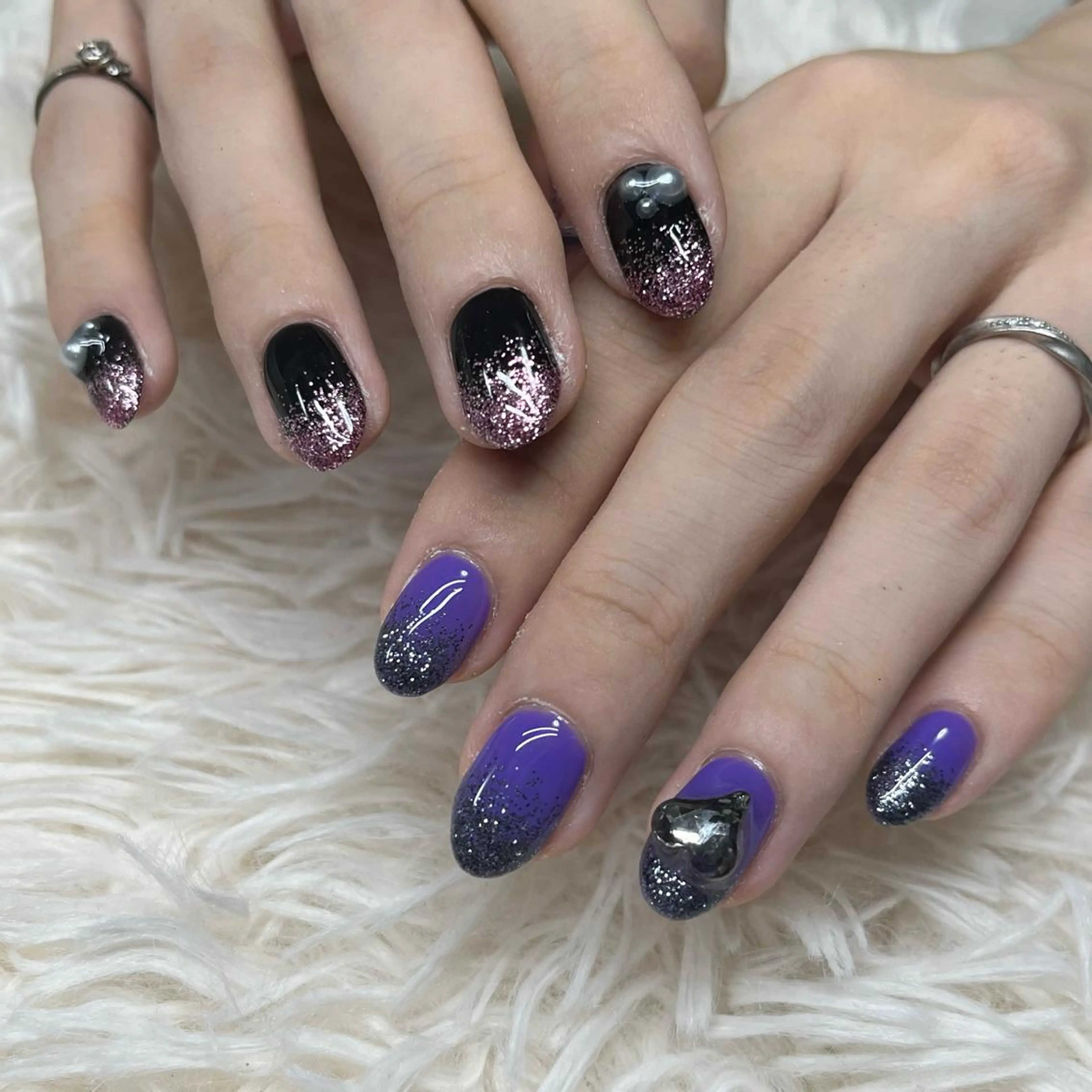 ネイル アートネイル クリアネイル フレンチネイル ジェルネイル ガラスフレンチ 🐕🦺Yappy 💗A-tanのネイルデザイン