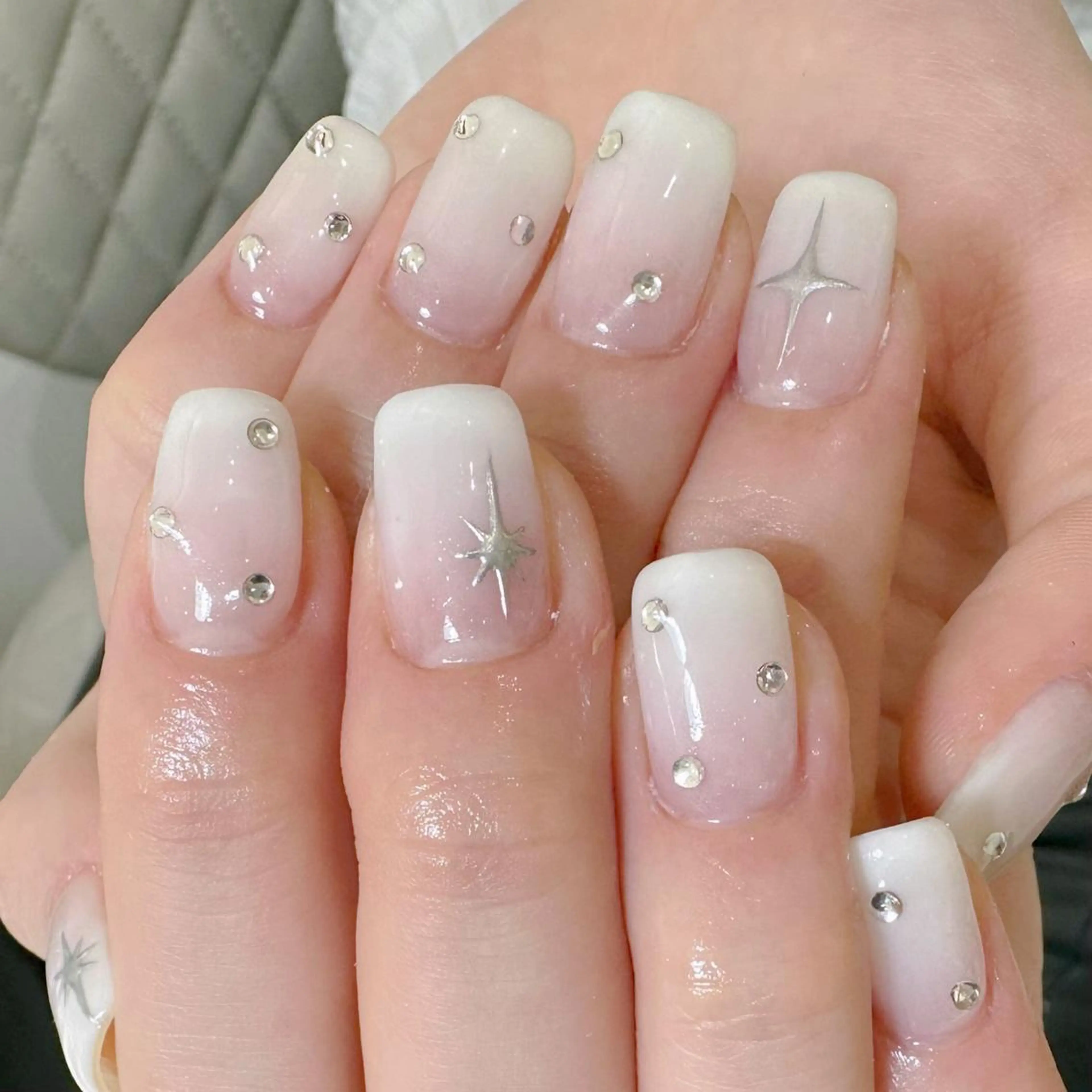 ネイル 持ち込み シンプルネイル Diamond NAIL✨のネイルデザイン