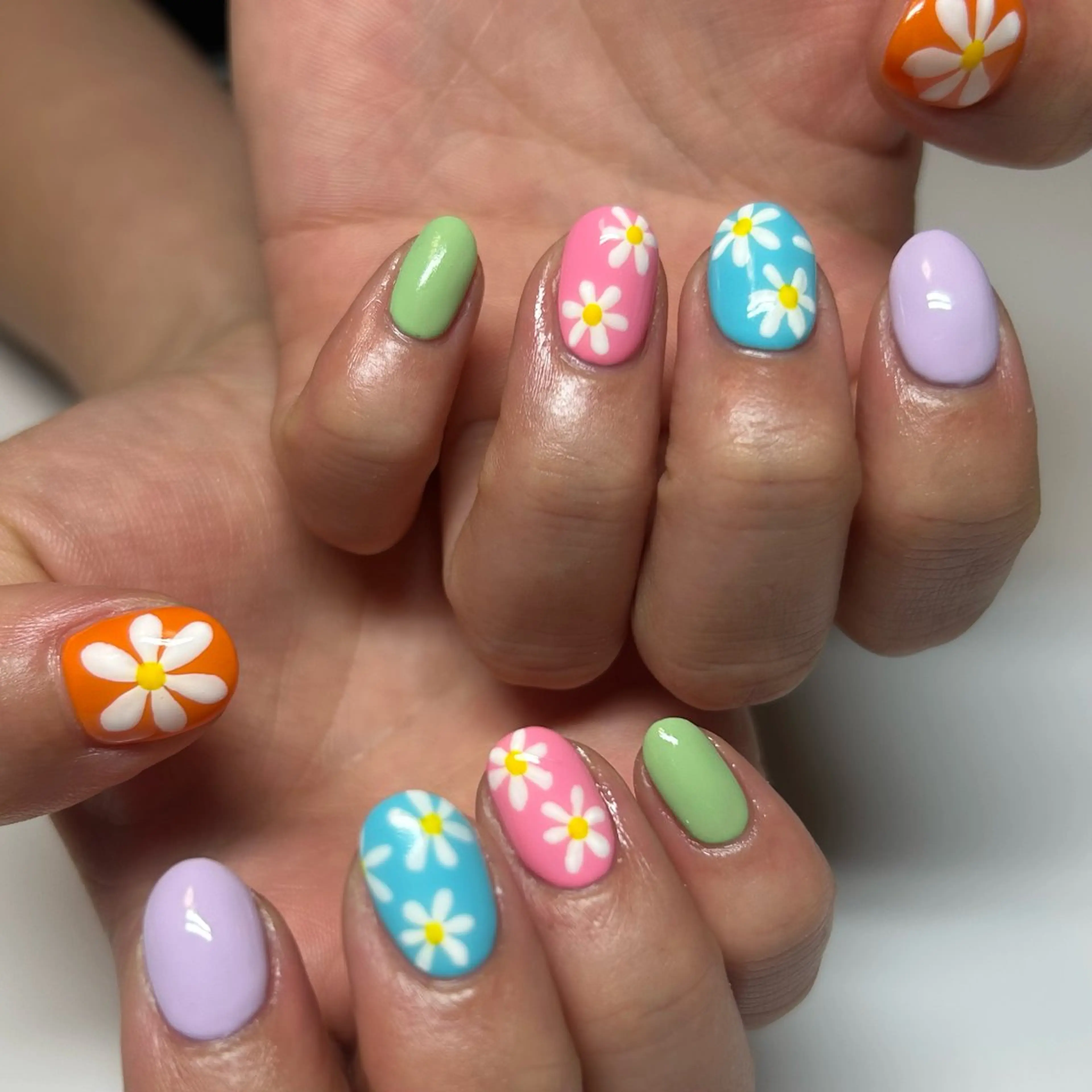 ネイル フラワーネイル 韓国ネイル s sのネイルデザイン