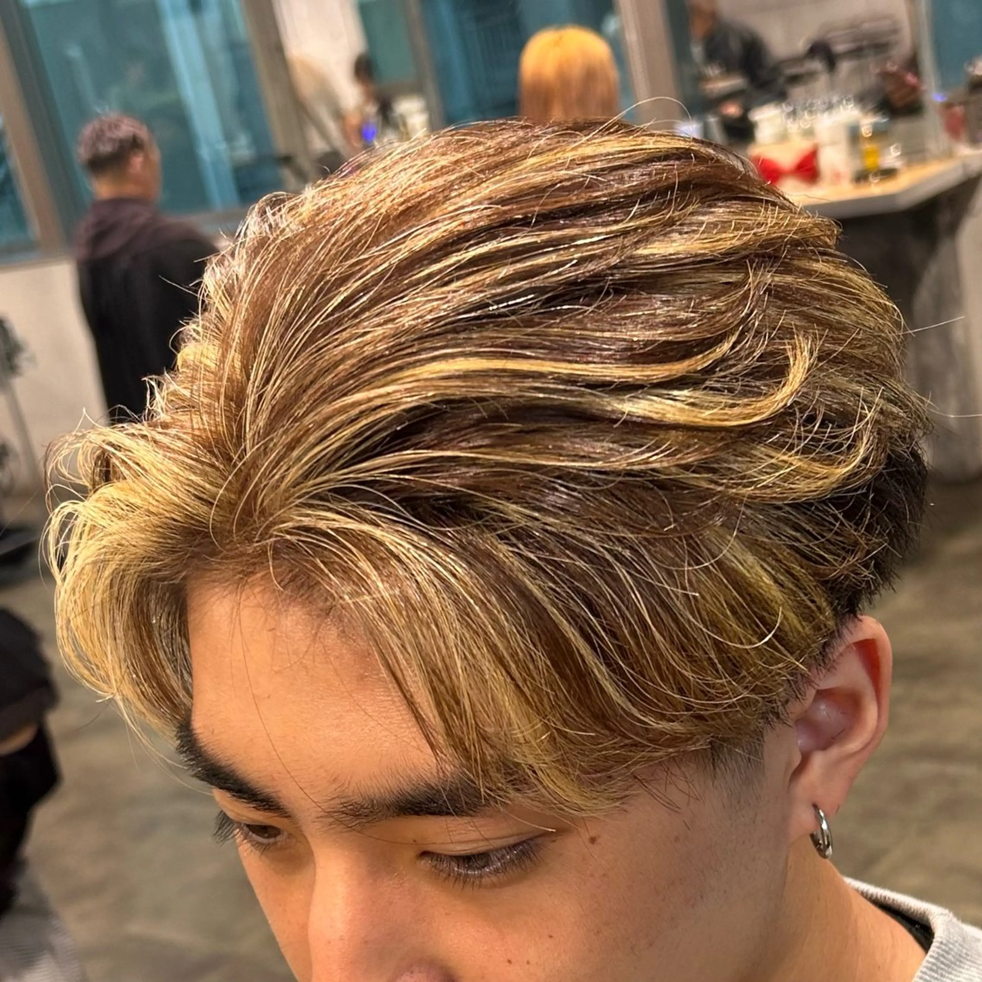 💠外国人風バレイヤージュ＋メンズカット💠の写真