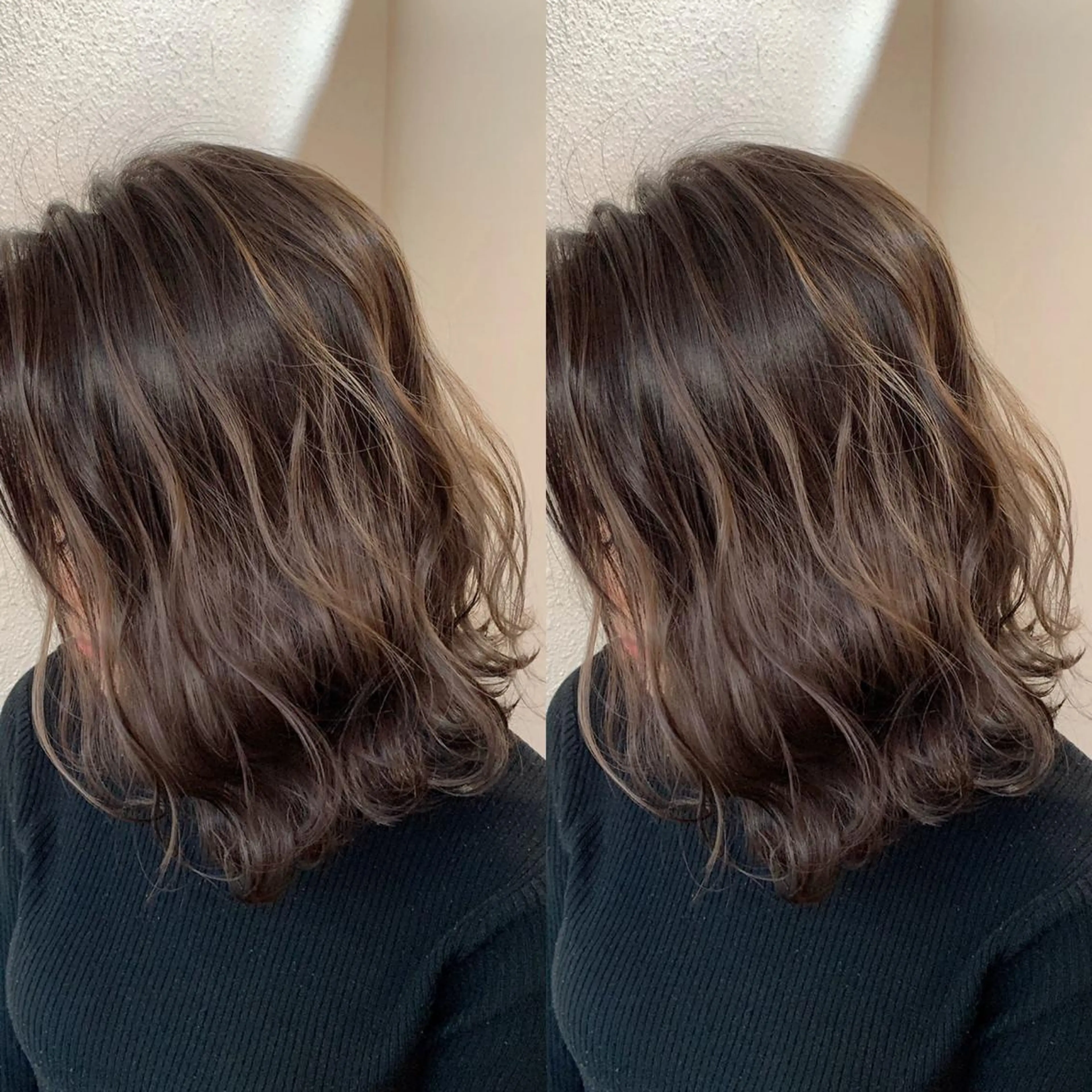 ミディアム カラー ハイライトカラー ハイライト ヘアカラー 似合わせ/ブリーチ カラー.岡田友仁のヘアスタイル