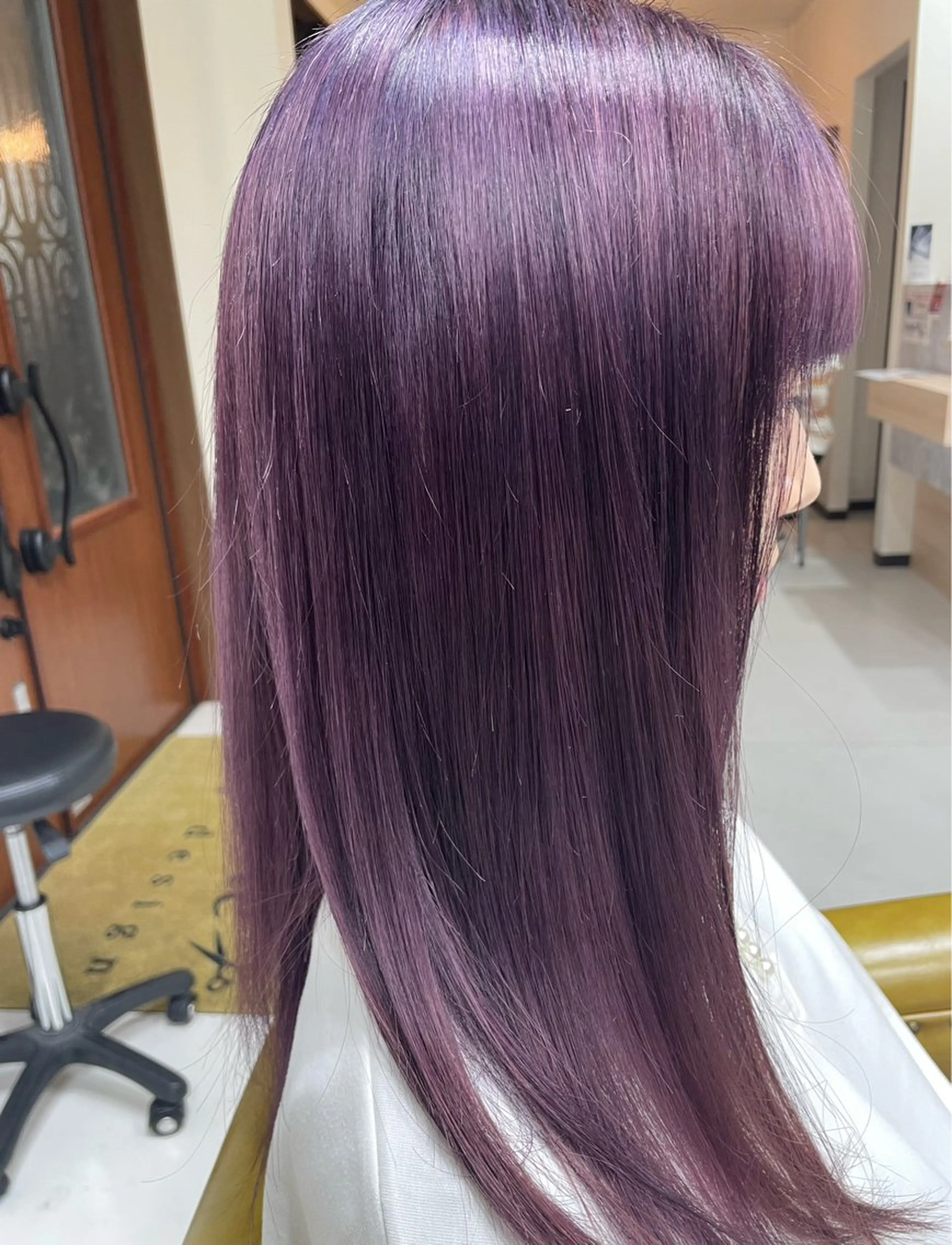 ロング カラー 大内 カオリのヘアスタイル